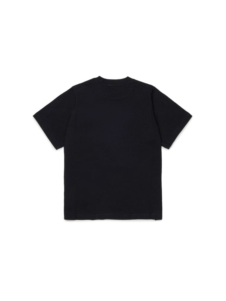 Dsquared t-shirt kids junior in cotone nero con logo Bambino