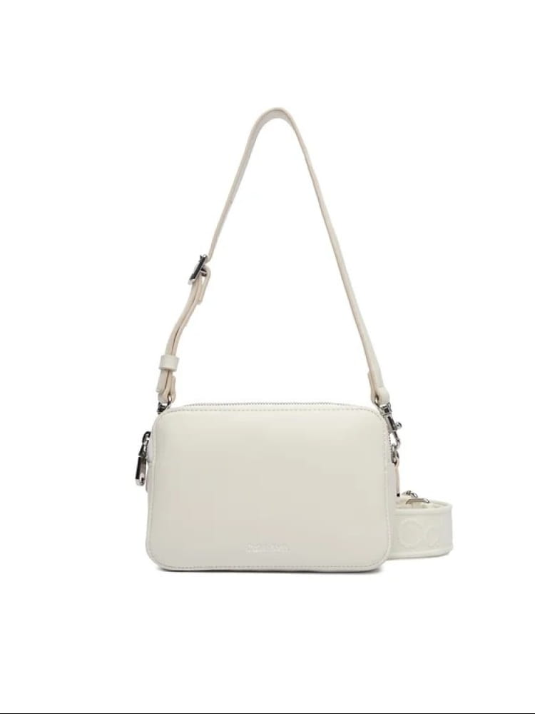 Calvin Klein borsa crema donna micro logo Misure: 18 x 12 x 5 cm