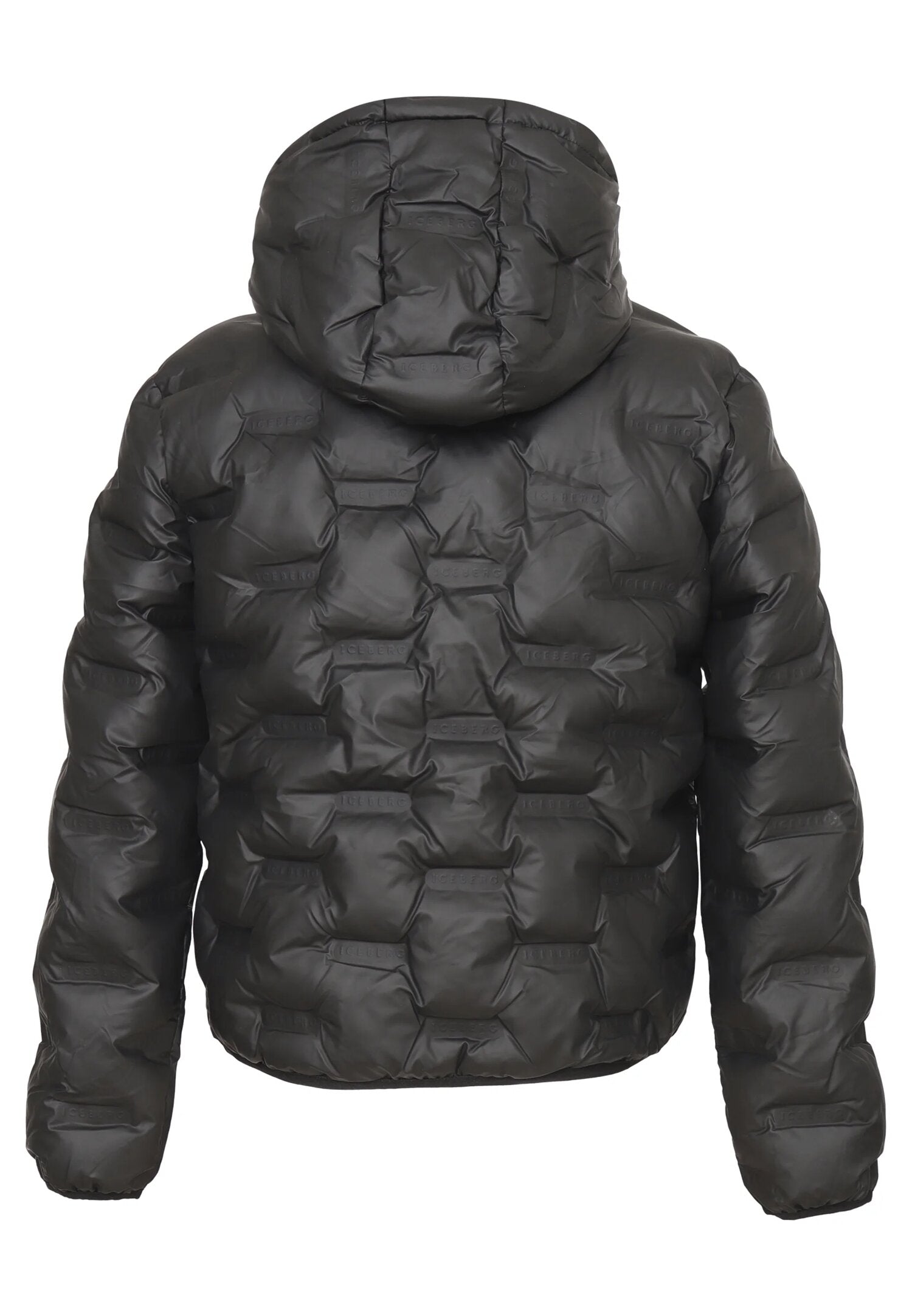 Iceberg Giubbotto Nero Bambino In Nylon Con Cappuccio | Uso Sportivo AI25 | CammarataMode