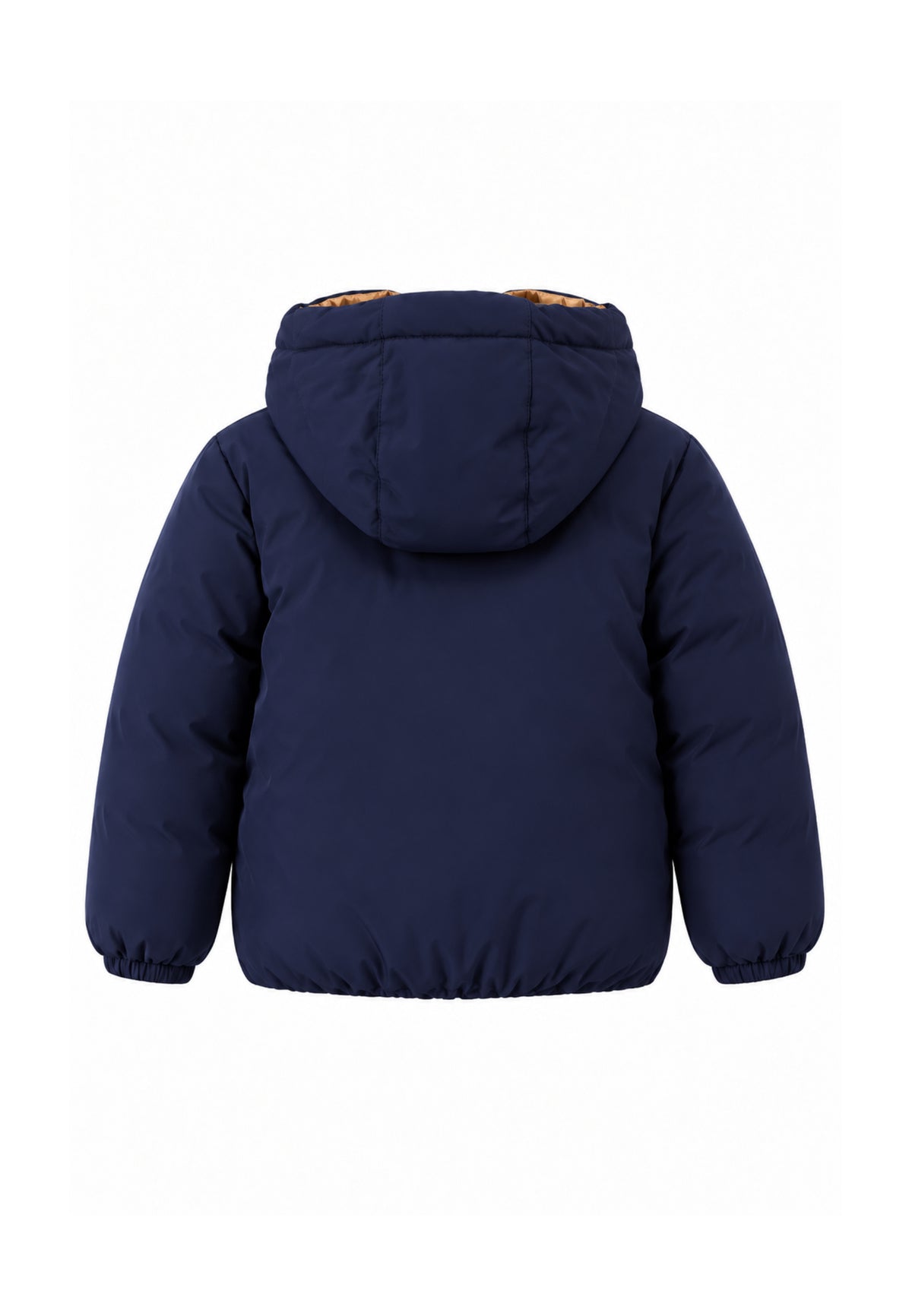 Refrigue giubbotto blu E BEIGE color block cappuccio Bambini e ragazzi 2871o00063.BLU_