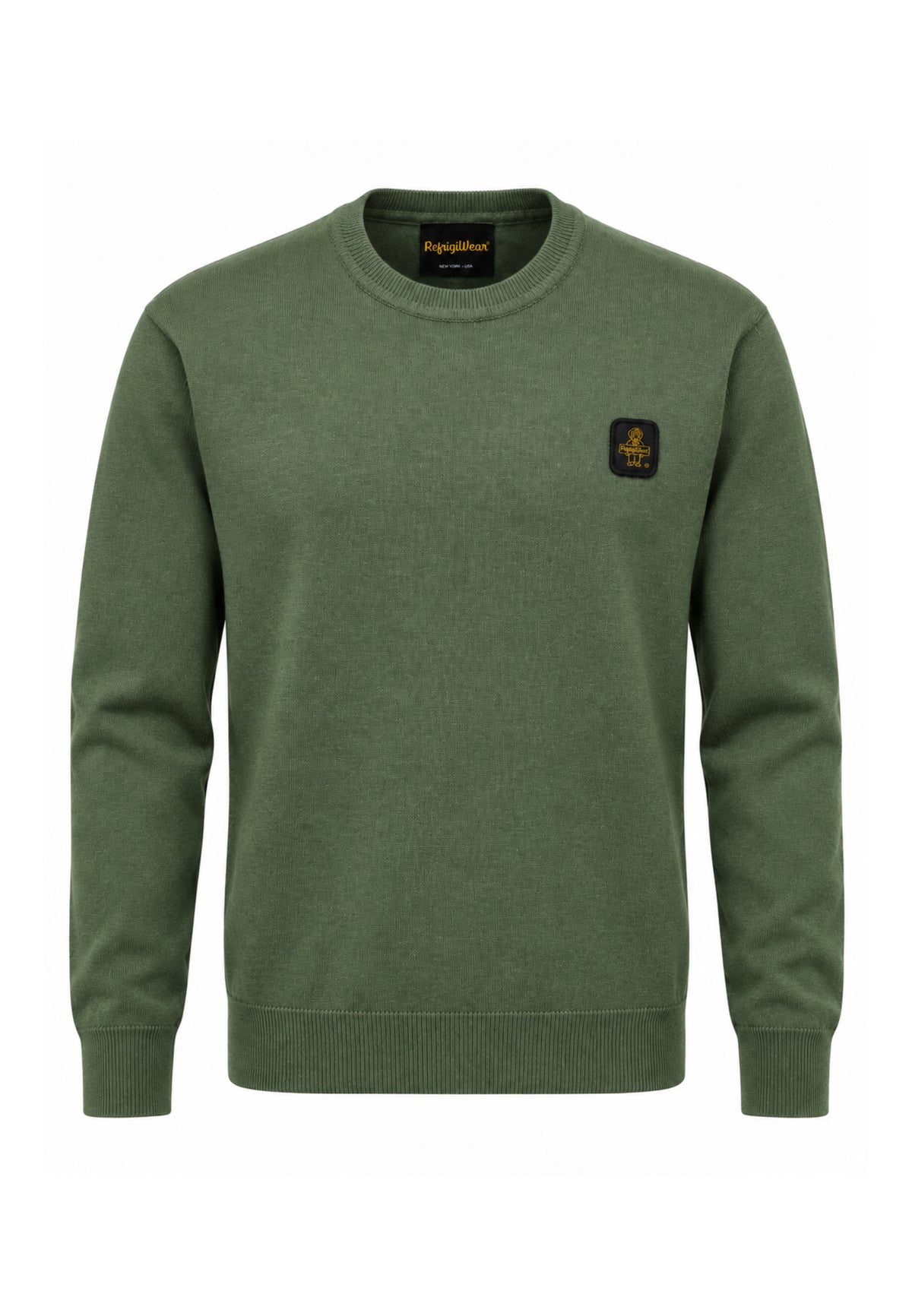 REFRIGIWEAR MAGLIA GIROCOLLO SLIM FIT CON LOGO PATCH Bambini e ragazzi R2101MW26_