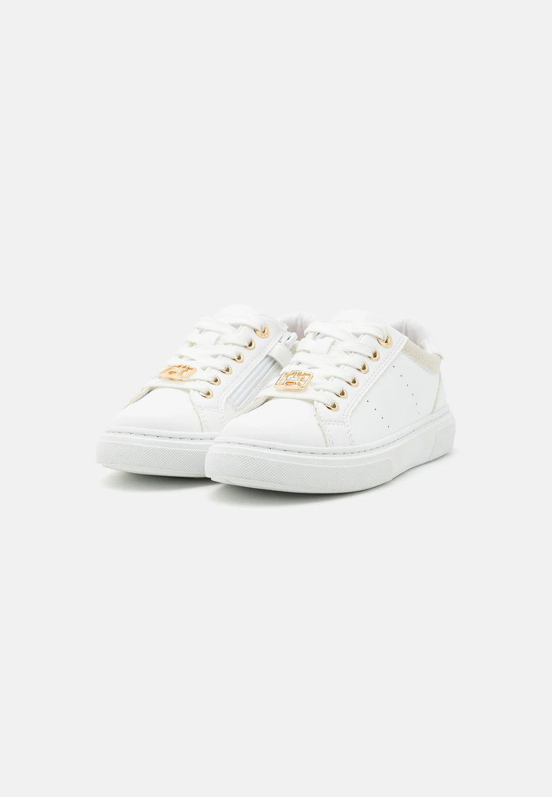 Sneaker bianco platino Tommy Hilfiger bambina ragazza primavera 2025 - BIANCO | CammarataMode