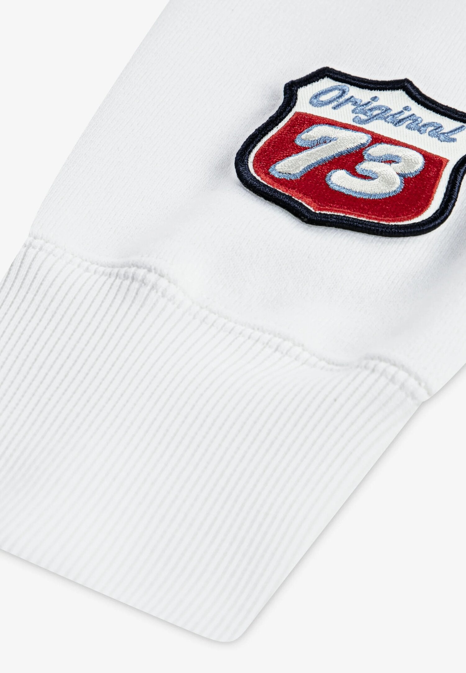 Levi's Felpa Bianca Bambino College In Cotone Con Cappuccio Scuola AI25