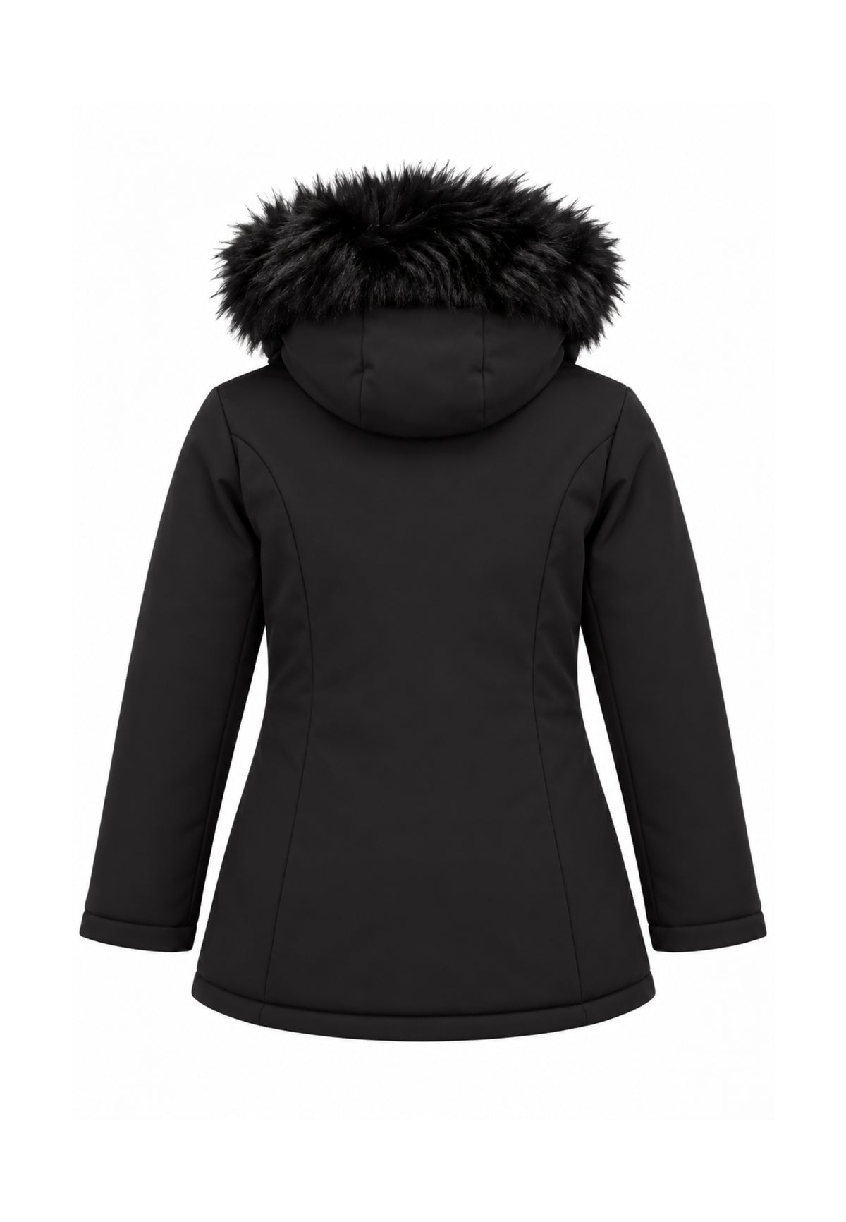REFRIGIWEAR GIUBBINO NERO IN SOFTSHELL CON PELLICCIA Bambine e ragazze RG2603CW26.NE_
