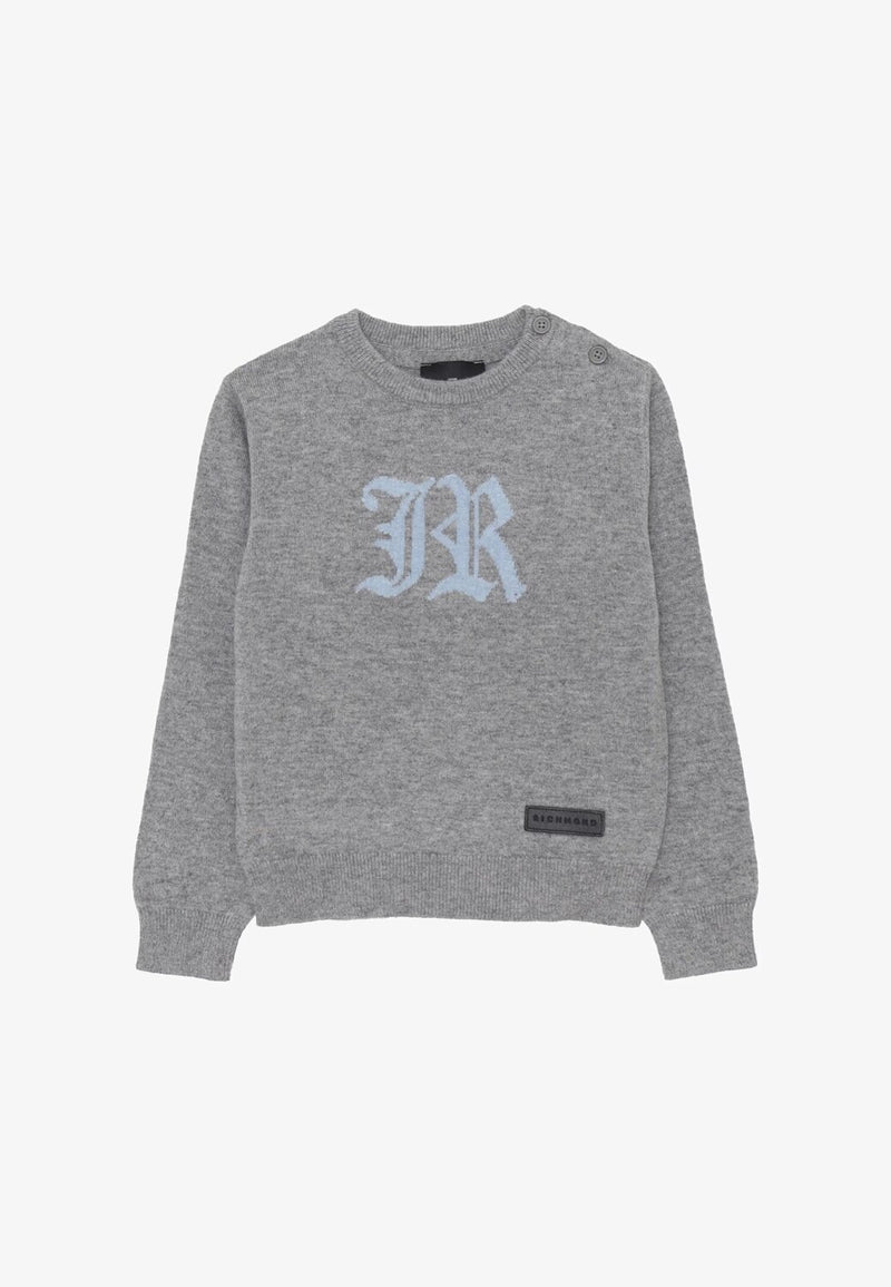 John Richmond maglia neonato grigia 6-36 mesi logo JR - GRIGIO | CammarataMode