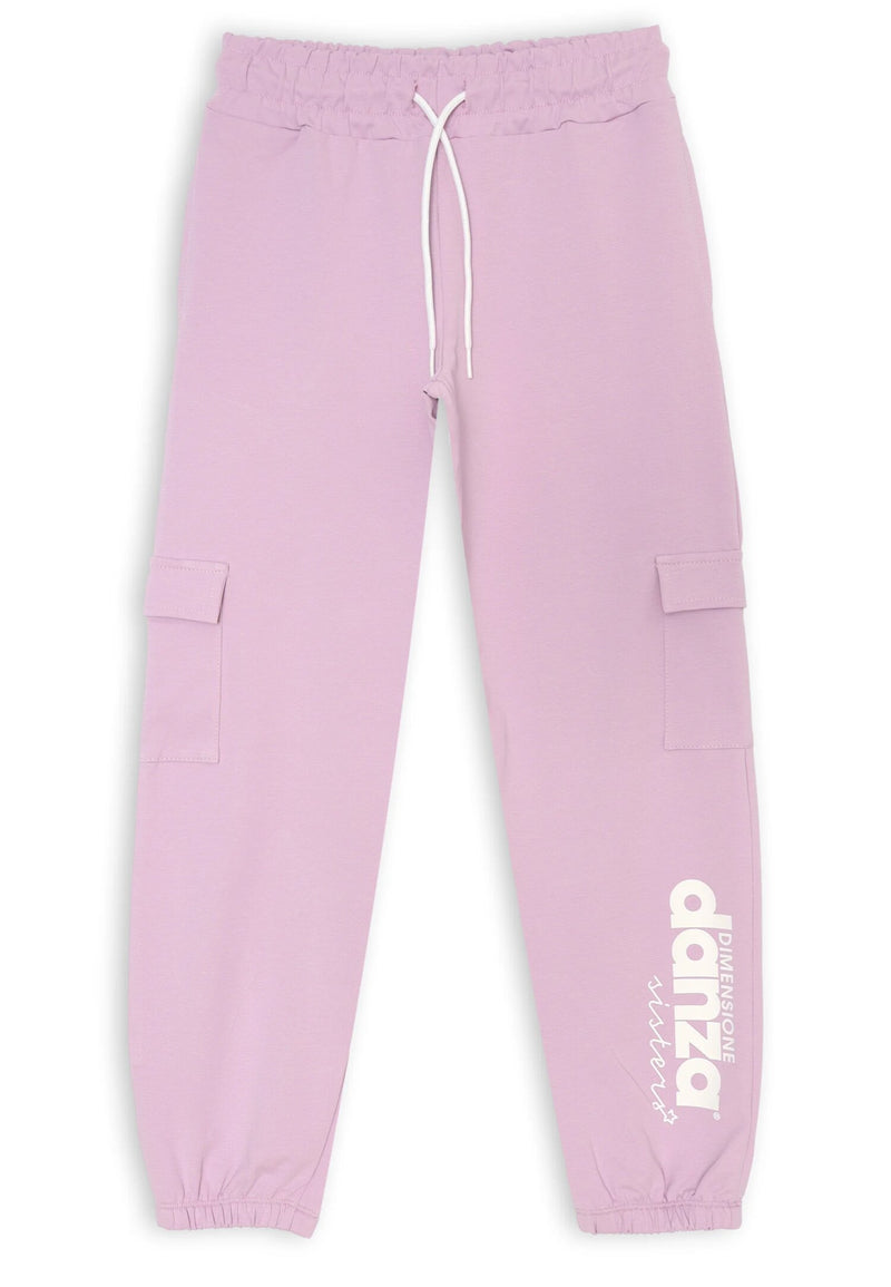 Purple Danza Size Fleece Set with Logo for Baby Girls - LILAC | CammarataMode
