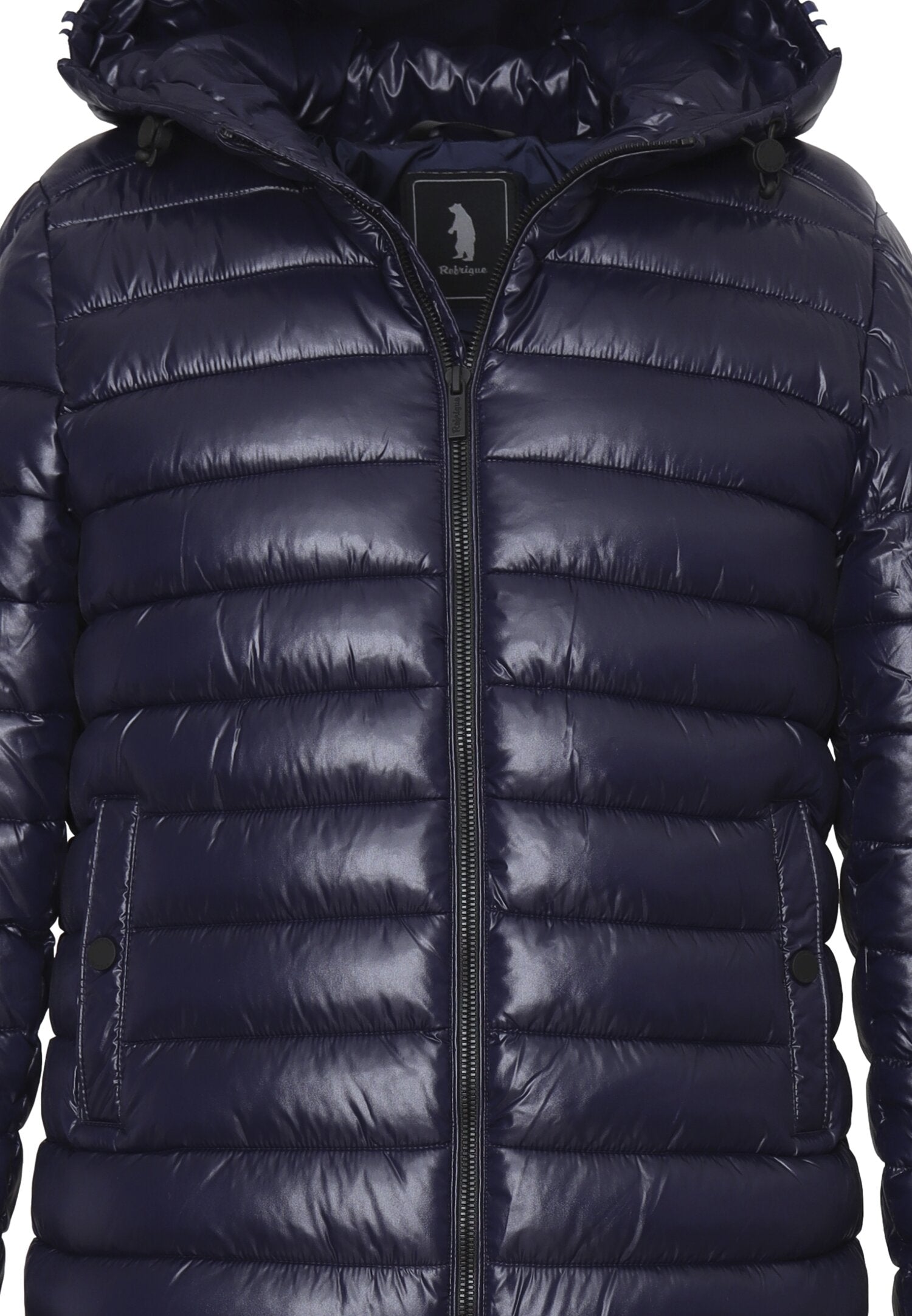 Refrigue Giubbotto Blu Bambino In Nylon Con Cappuccio Scuola AI25