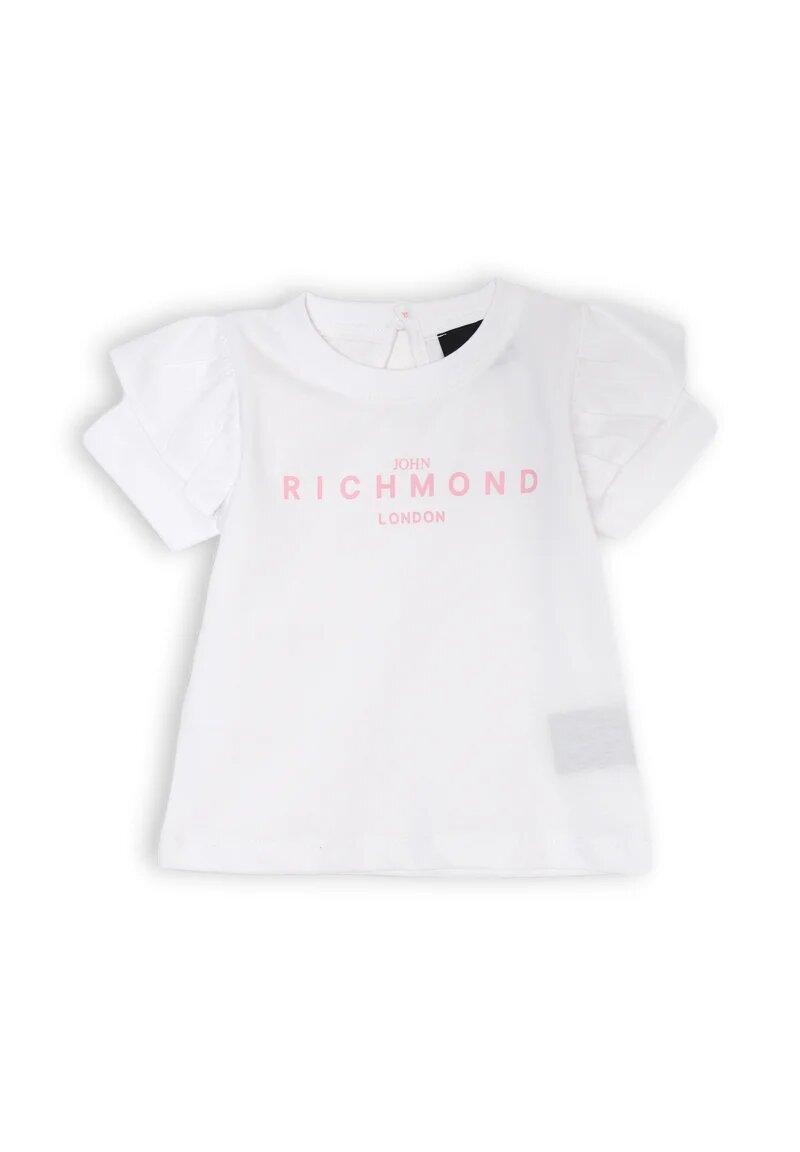 John Richmond White Pink Straight Leggings and Top Baby Girl Set - ROSE | CammarataMode