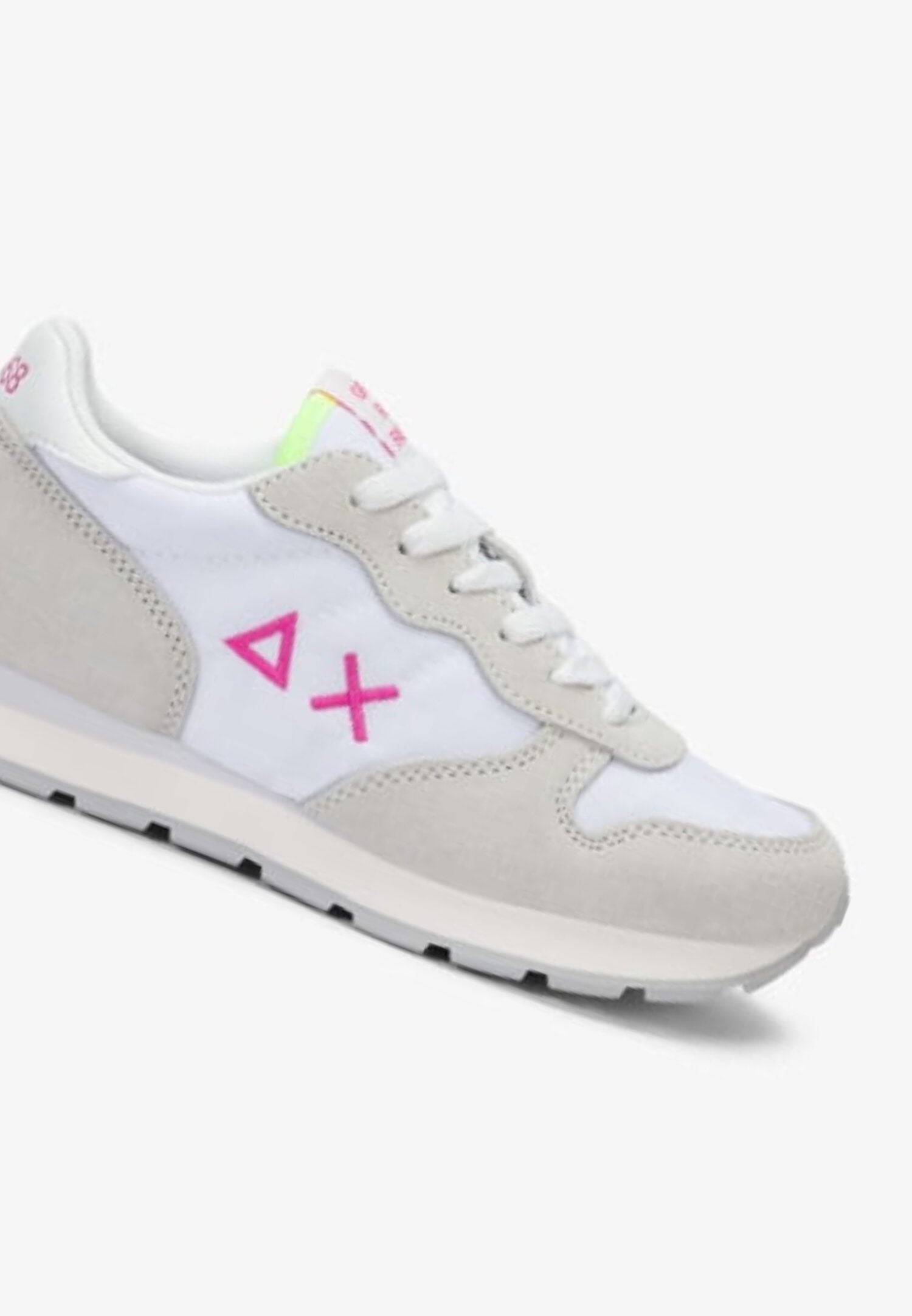 Sun68 Kids Scarpe Bianche Con Logo Sul Lato Fuxia Bambina Z36401T_