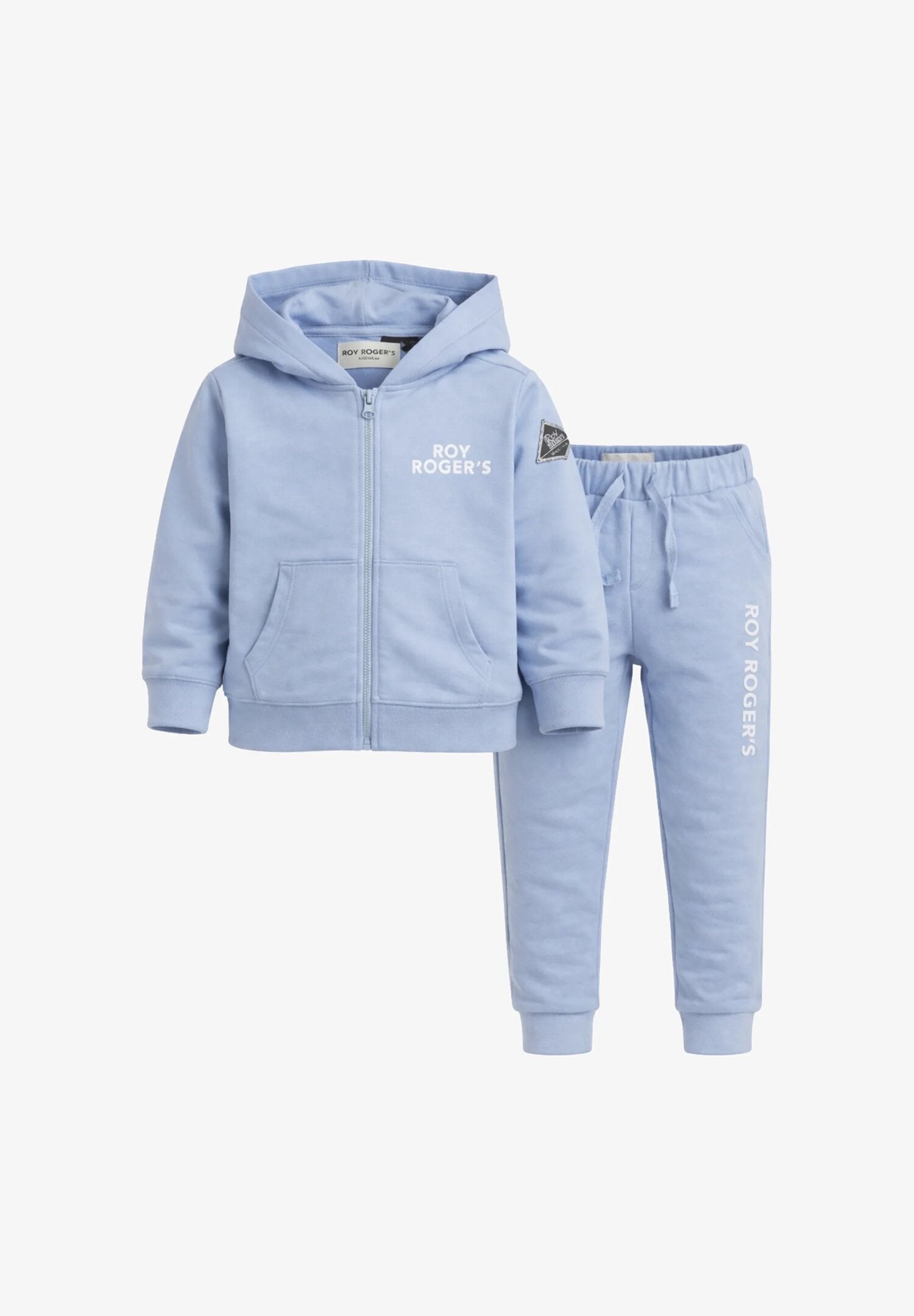 Roy Roger's Tuta Azzurra Neonato Con Cappuccio Quotidiano In Cotone RG185_