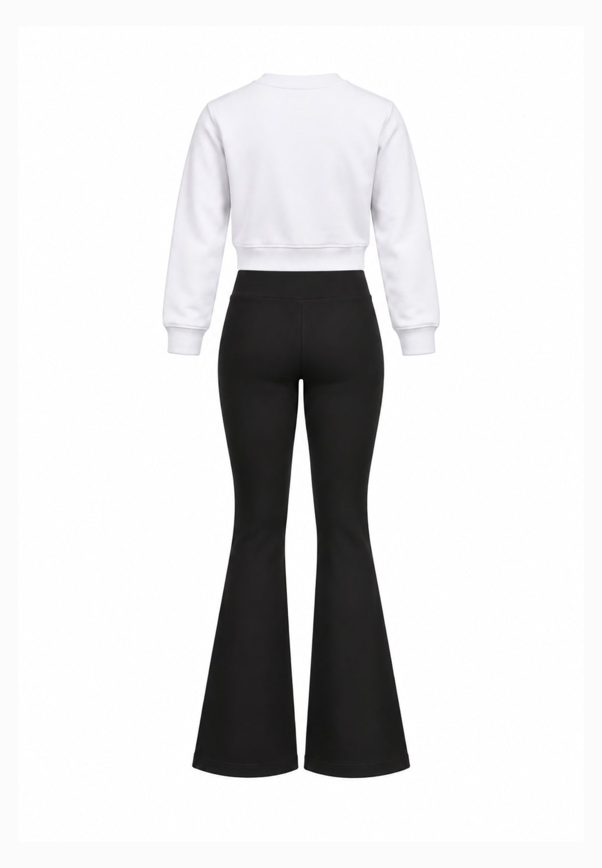 John Richmond completo con felpa bianca a girocollo e leggings Bambine e ragazze rga26085fe.bia_