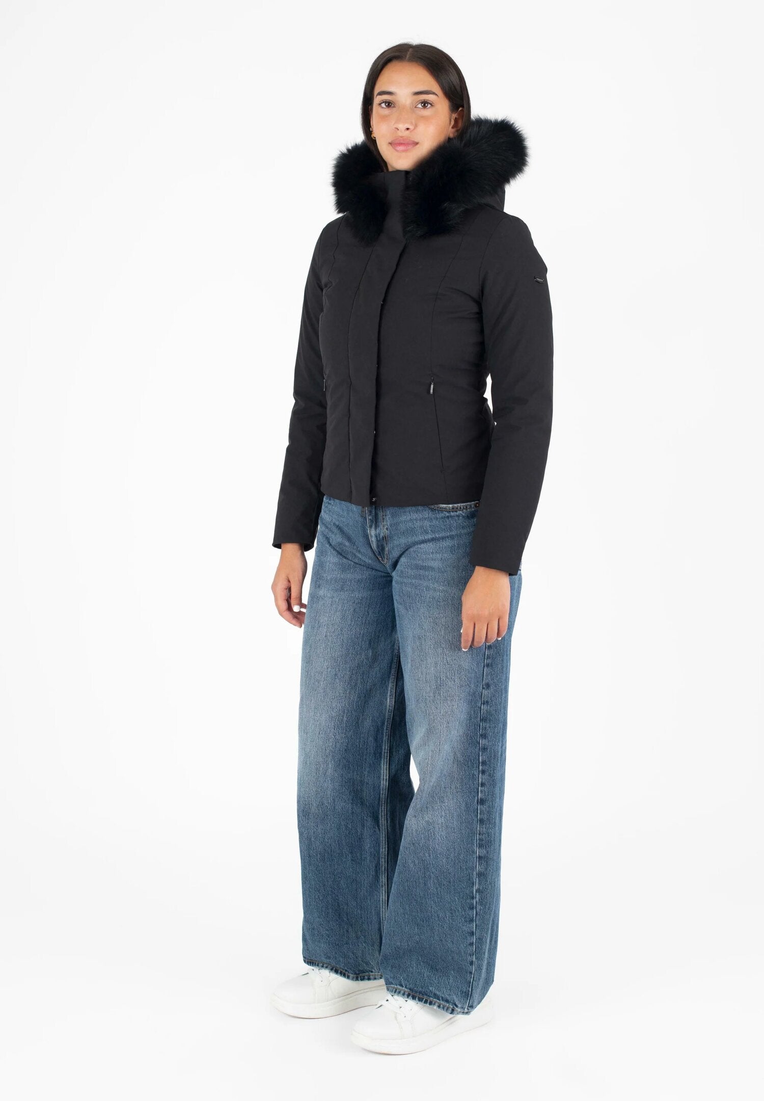 Refrigiwear Cappotto Donna In Tessuto Con Pelliccia | Quotidiano AI25 | CammarataMode