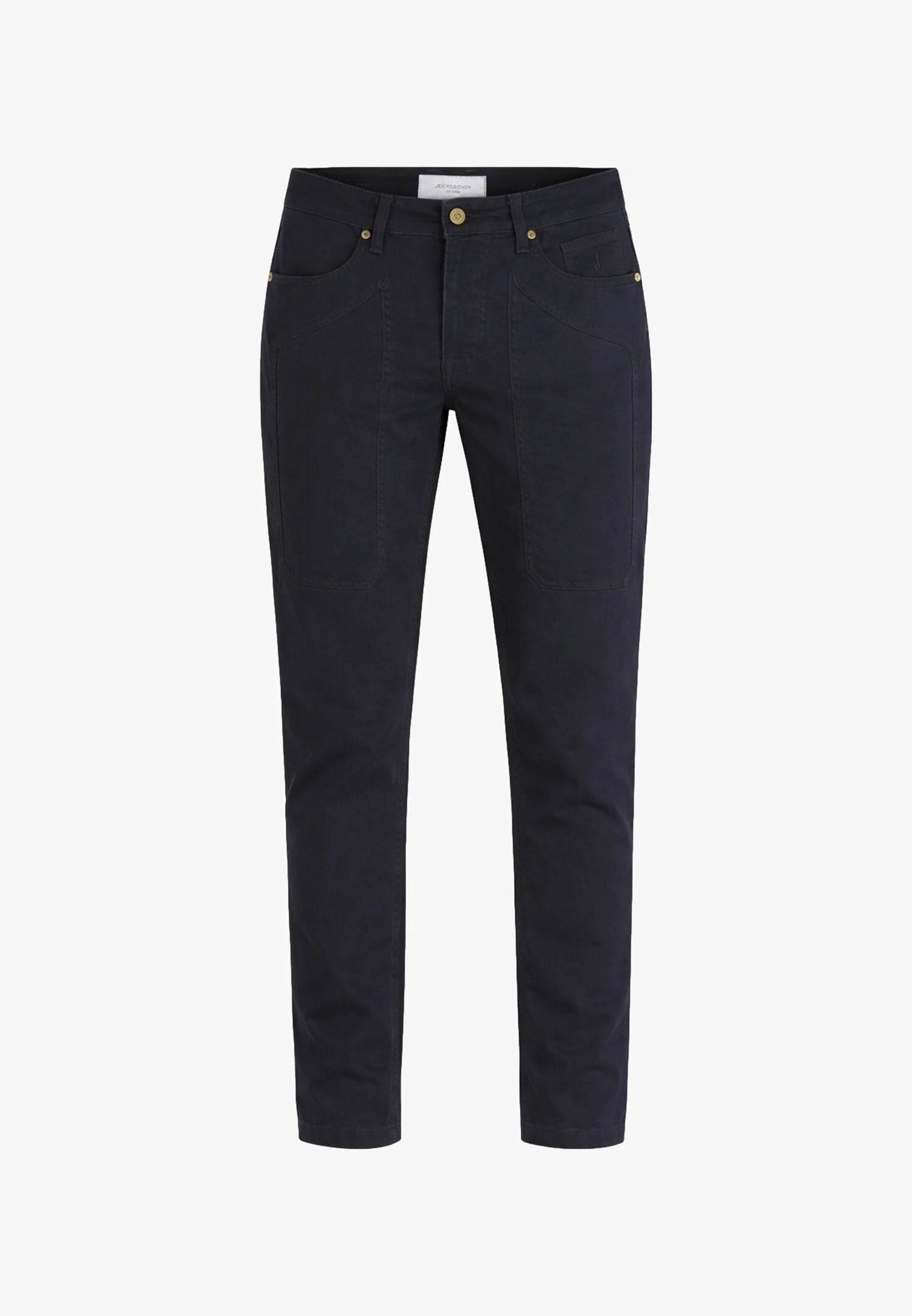 Jeckerson Jeans Blu Cinque Tasche Slim Con Toppa Uomo CTCPTGABA006_