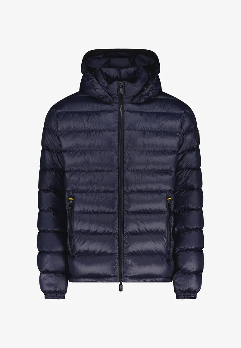 Ciesse Piumini Giubbotto Blu Uomo In Nylon Con Cappuccio Invernale AI25