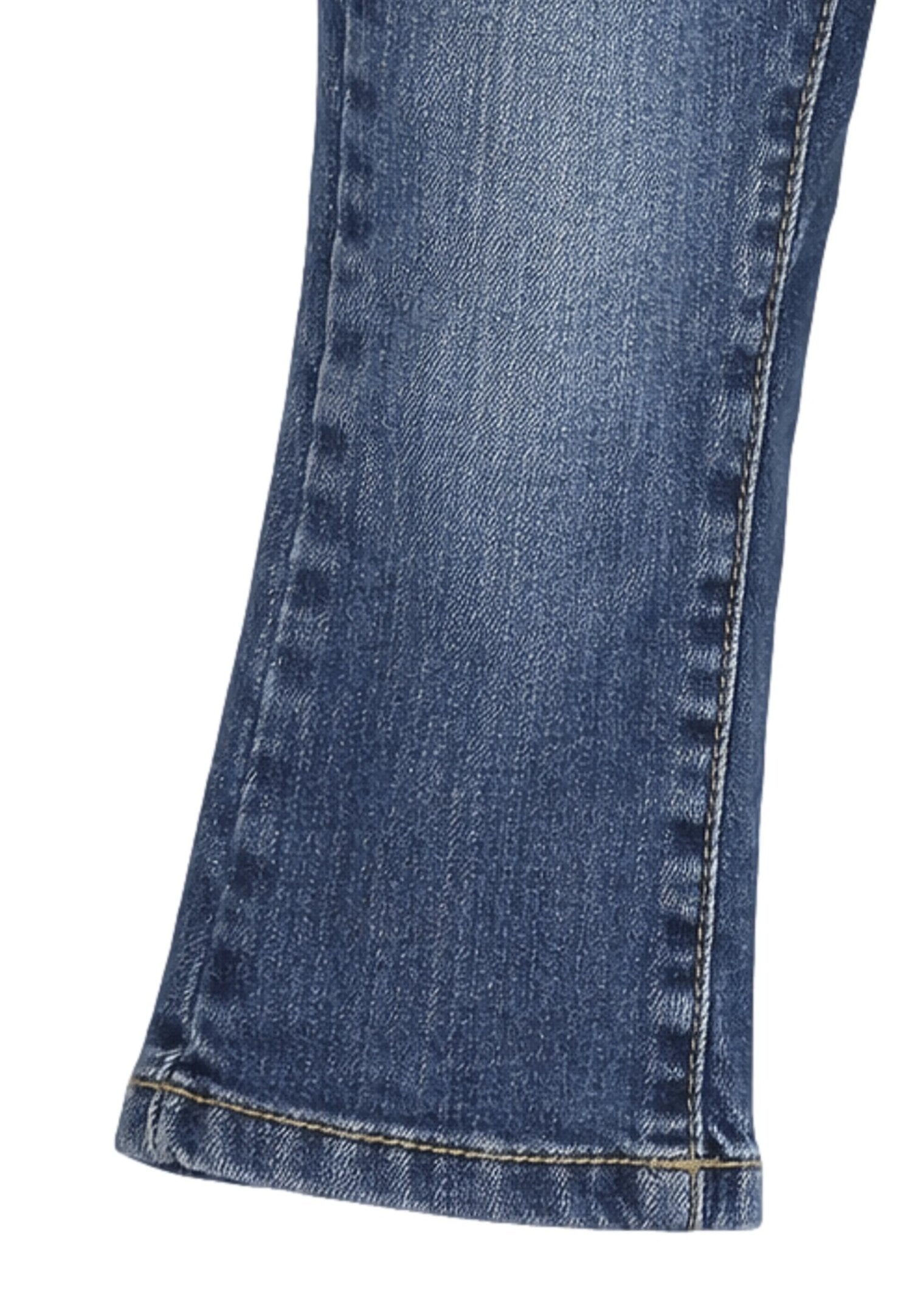 Roy Roger's Jeans a Zampetta Neonata Tasche Laterali Quotidiano In Denim RG19