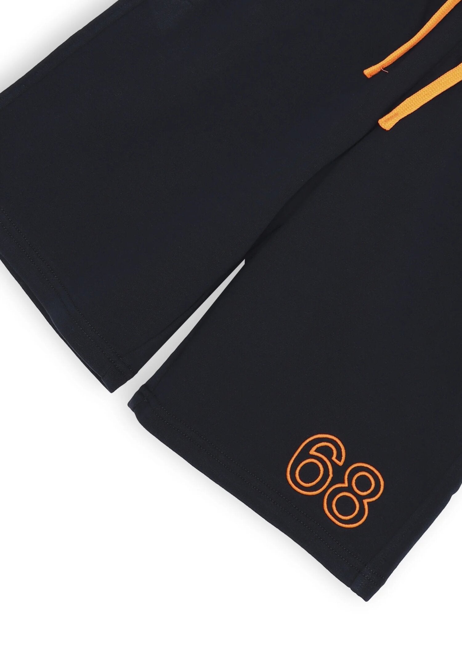 Sun68 bermuda sportivi blu con coulisse arancione e stampa 68 | CammarataMode