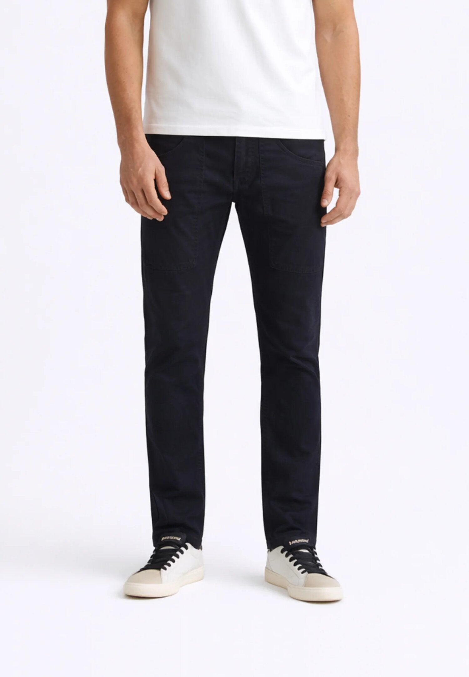 Jeckerson Jeans Blu Cinque Tasche Slim Con Toppa Uomo CTCPTGABA006_