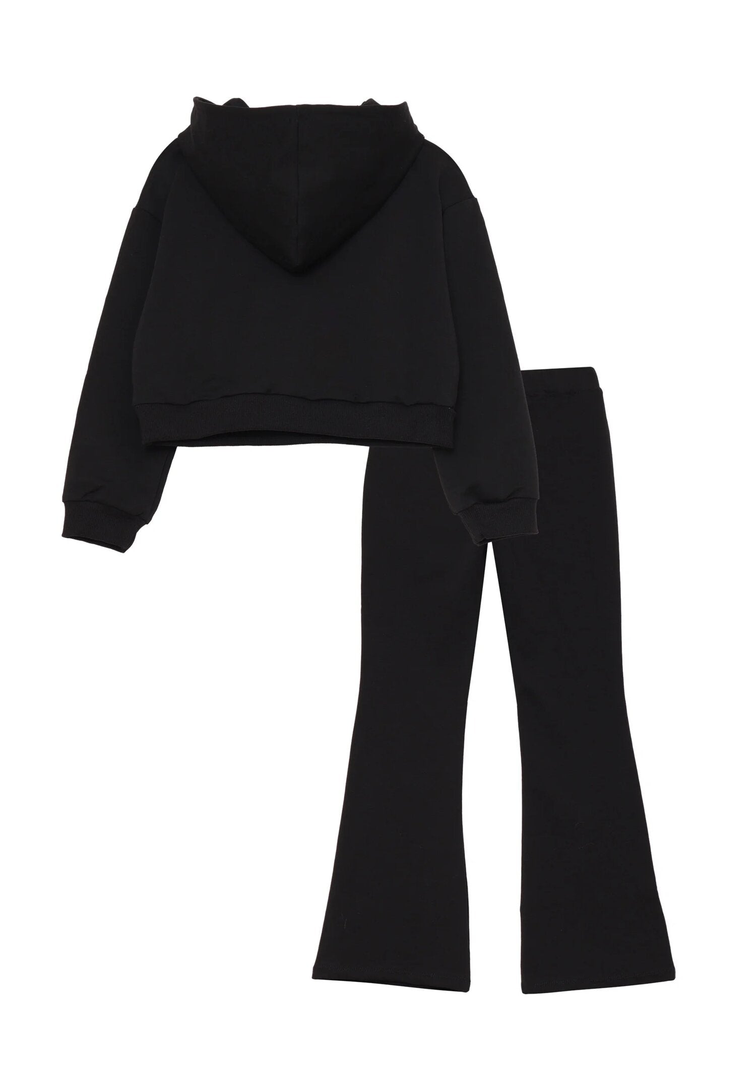 Dimensione Danza Completo Bambina Leggins Zampa In Cotone Con Cappuccio Sport