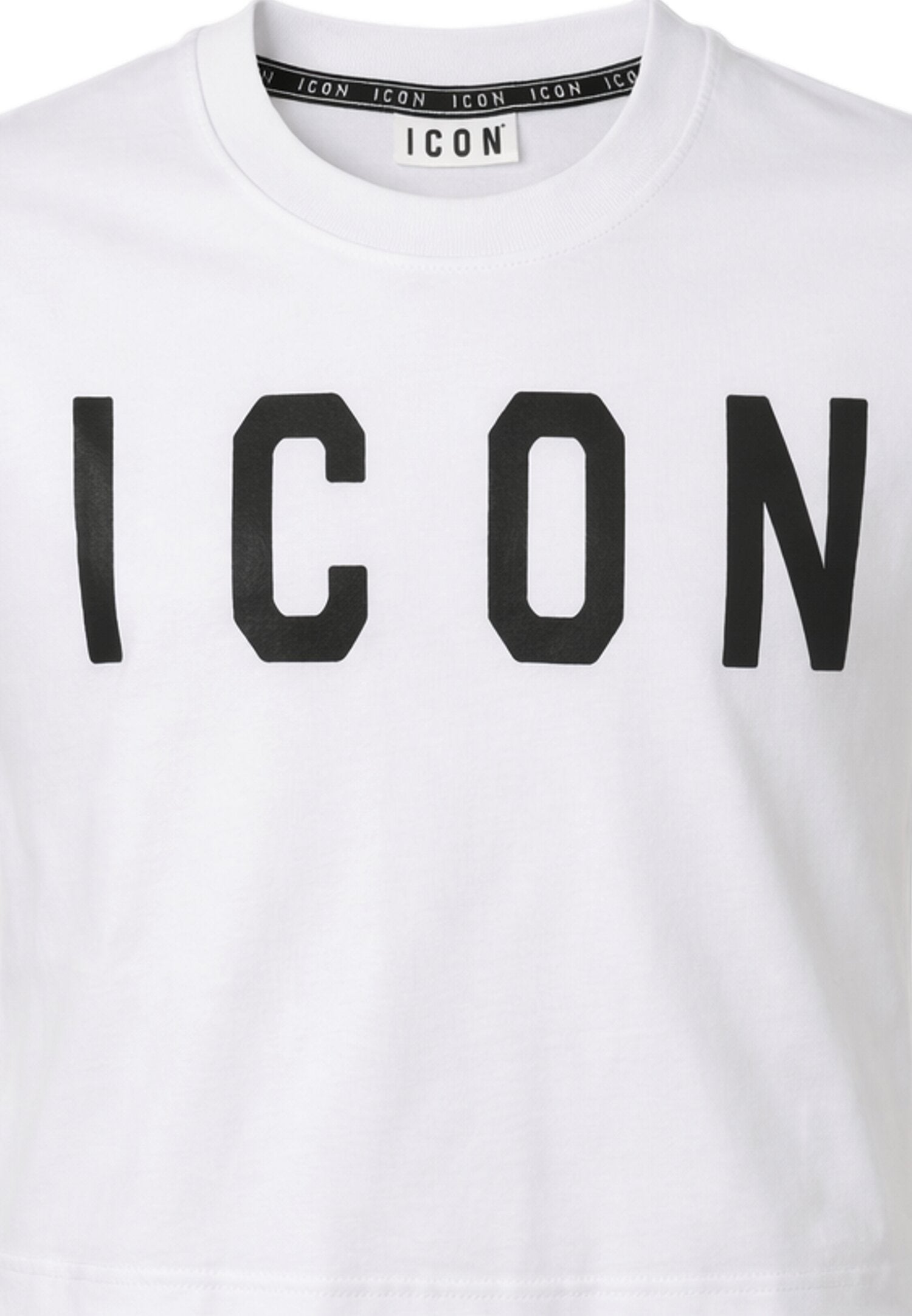 Icon t Shirt Bianca Crop Bambina Modello Crop - IGKS001152_