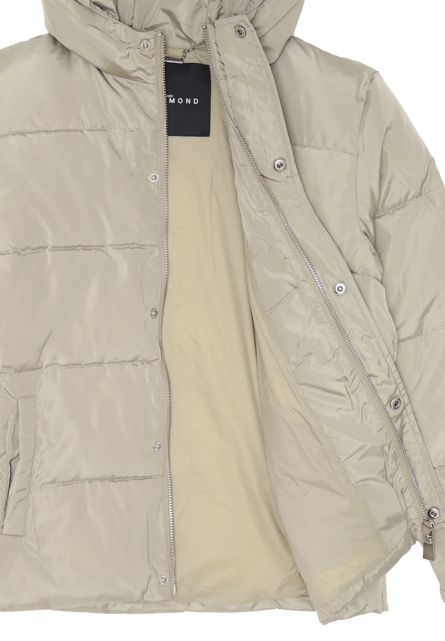John Richmond Giubbotto Bomber Beige Bambino In Poliestere Con Cappuccio AI25