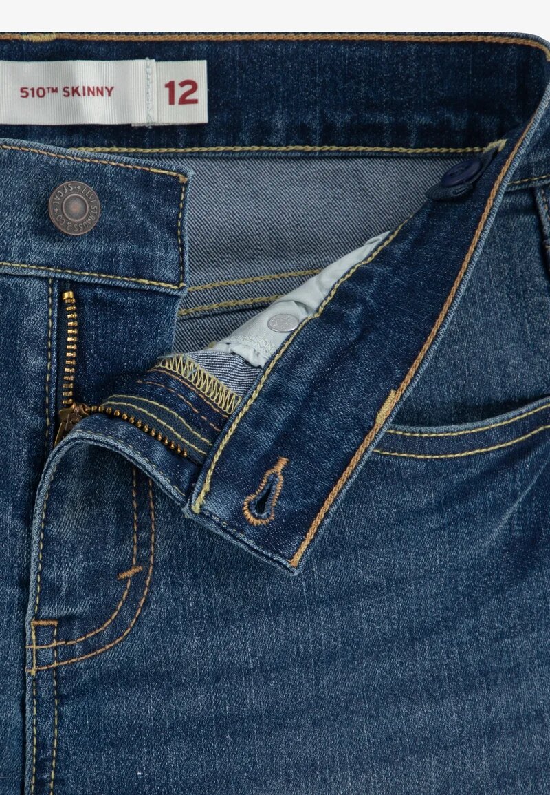 Levi's jeans skinny ragazzo denim scuro elasticizzato casual - DENIM SCURO | CammarataMode
