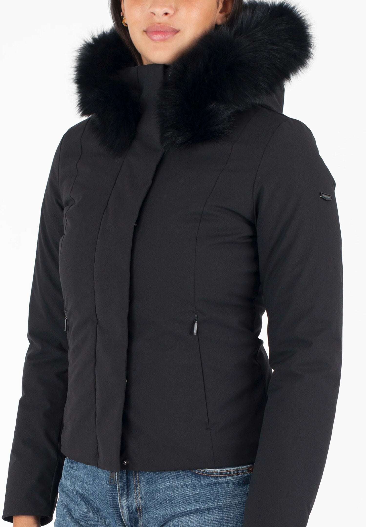 Refrigiwear Cappotto Donna In Tessuto Con Pelliccia | Quotidiano AI25 | CammarataMode