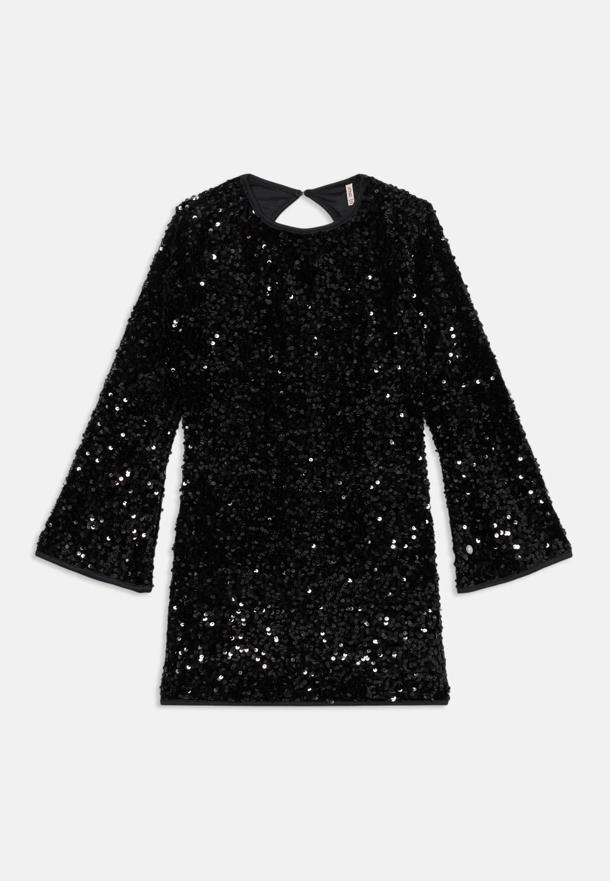 ONLY KIDS VESTITO nero con maniche a camana e paillettes Bambine e ragazze 15359941.NE_
