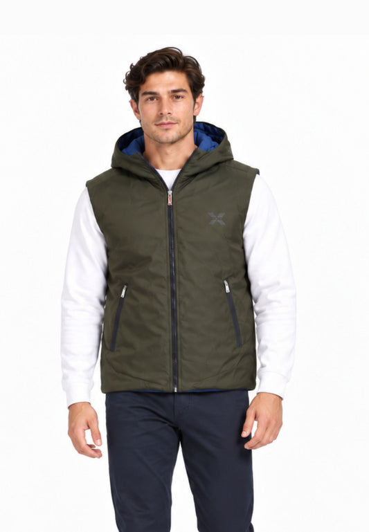 John Richmond GIUBBOTTO VERDE SMANICATO DOUBLE FACE Uomo UMA26020GT.VERDE_