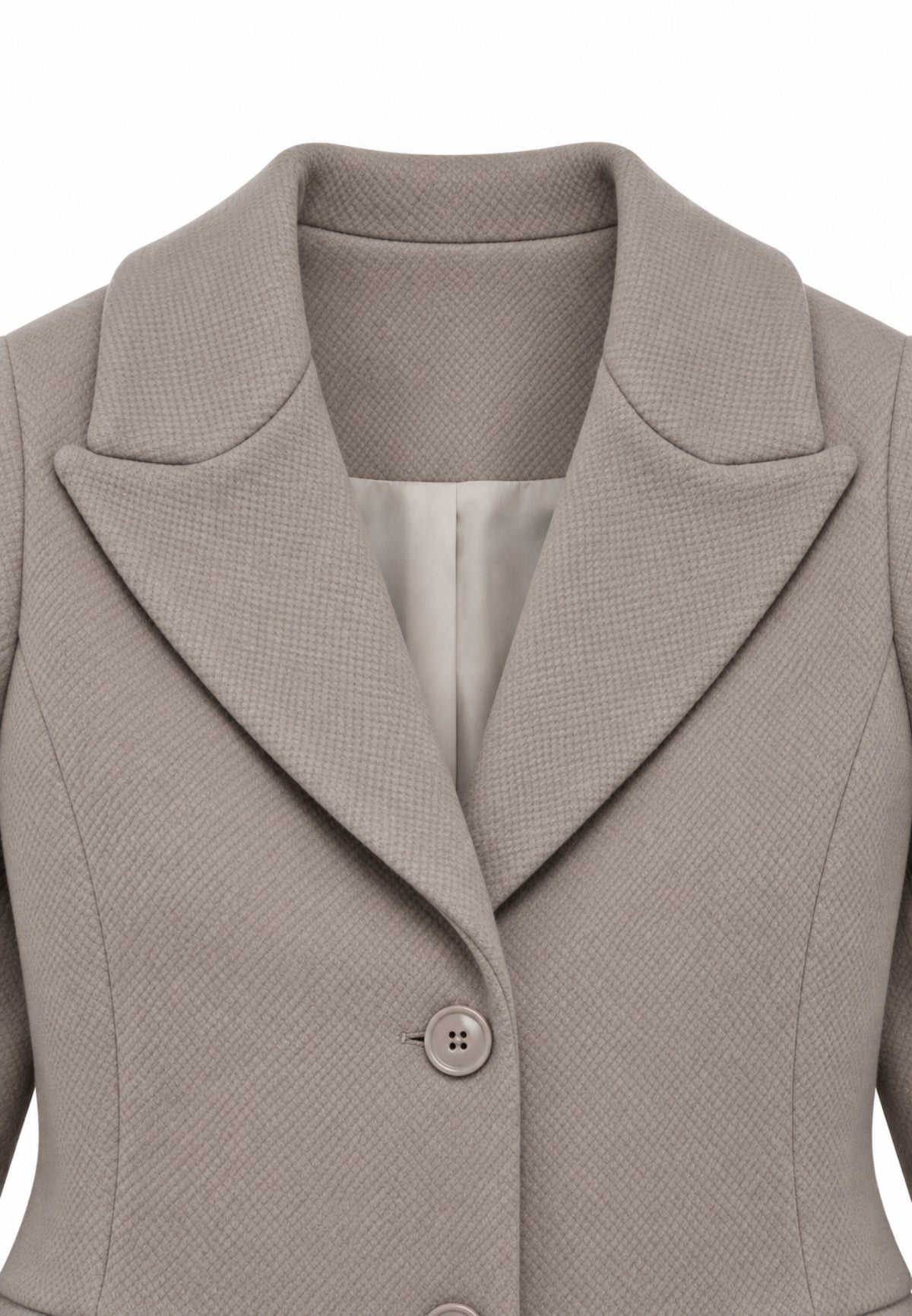 Kocca cappotto beige con colletto e linea svasata Bambine e ragazze walter.beige_