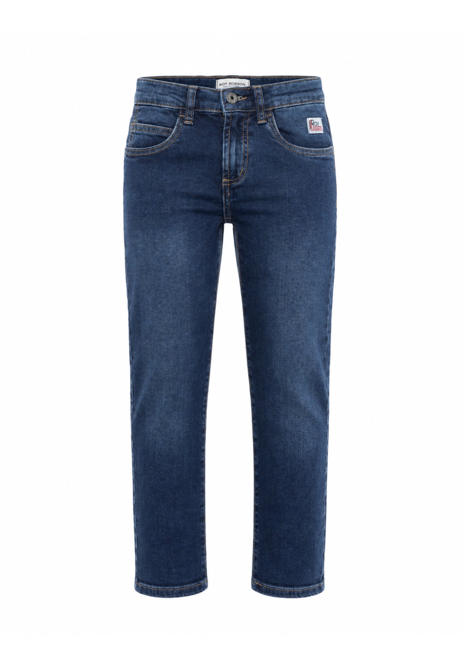 Roy Roger's jeans denim scuro regular fit cinque tasche Bambini e ragazzi rh143/00.desc_