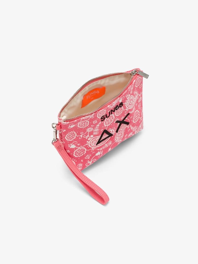 Sun68 pochette fucsia donna stampa all over
