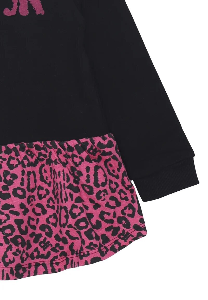 John Richmond abitino felpa neonata nero 6-36 mesi stampa animalier - NERO | CammarataMode