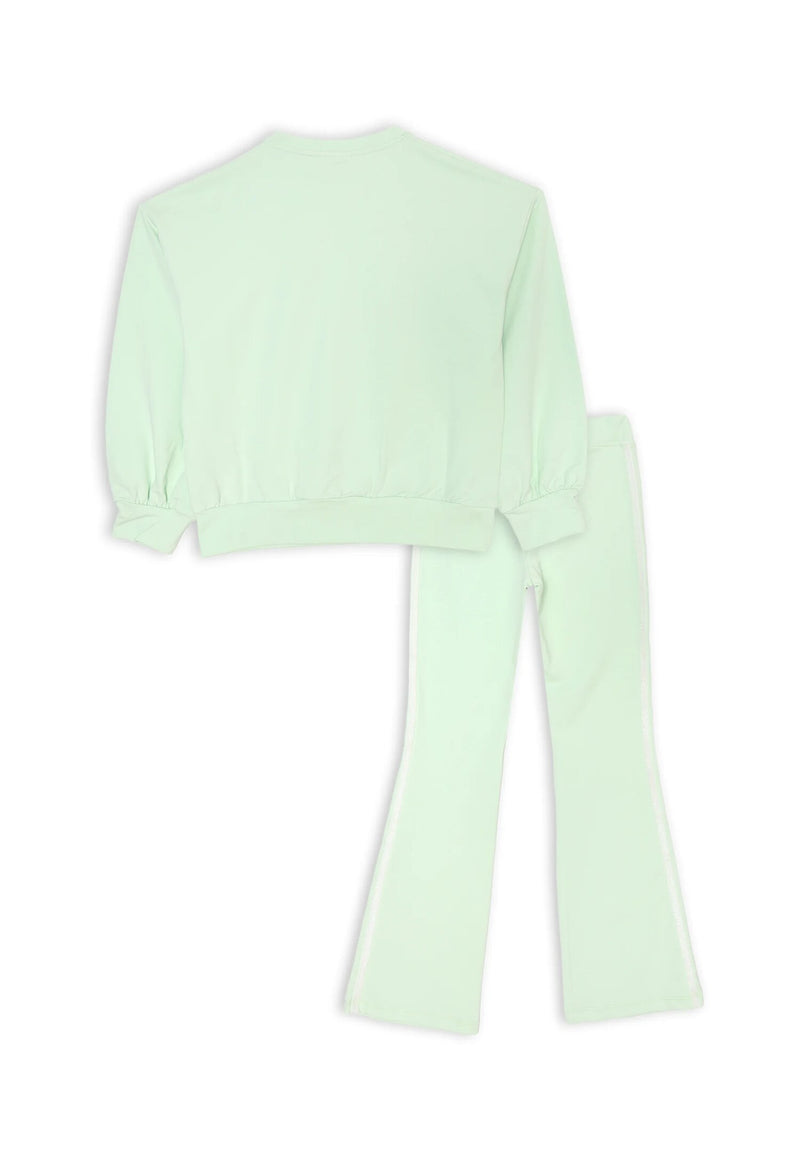 Size Dance Complete Sweatshirt and Pants Girl Green Pistachio - Spring - PISTACHIO GREEN | CammarataMode