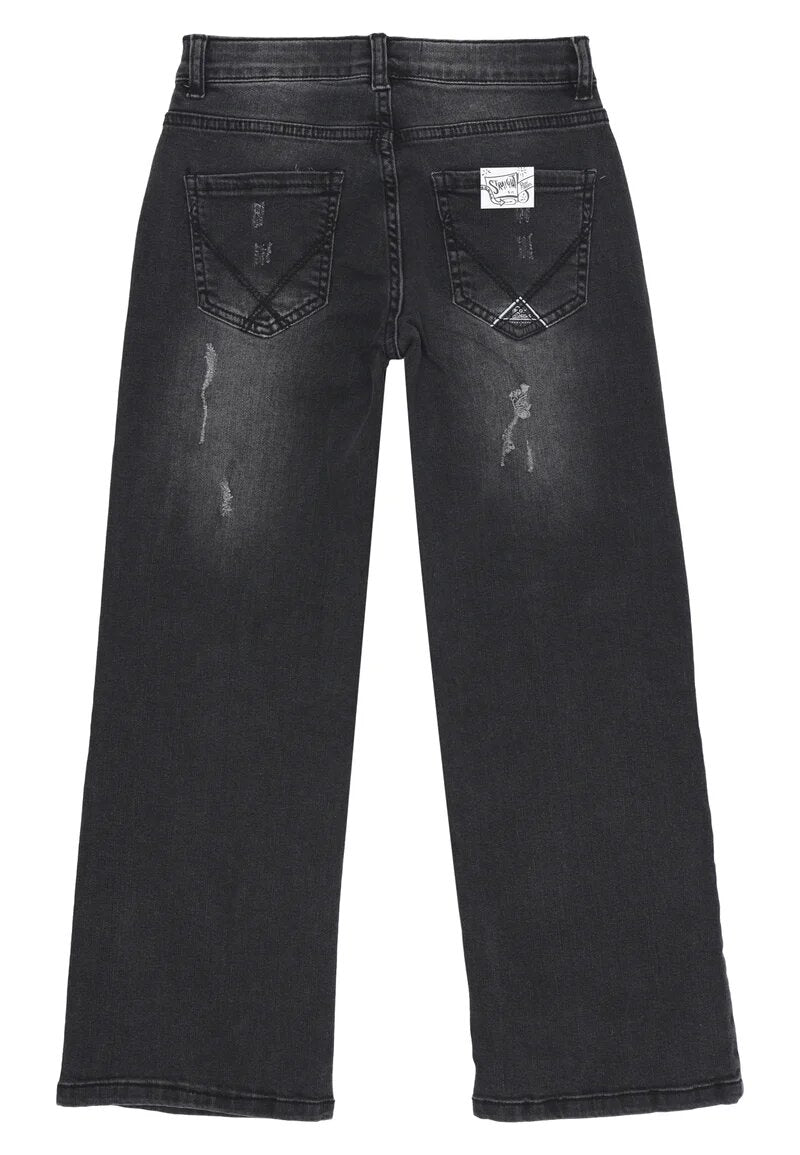 Roy Rogers Jeans a Sigaretta bambina – Black Denim Cotone Stretch