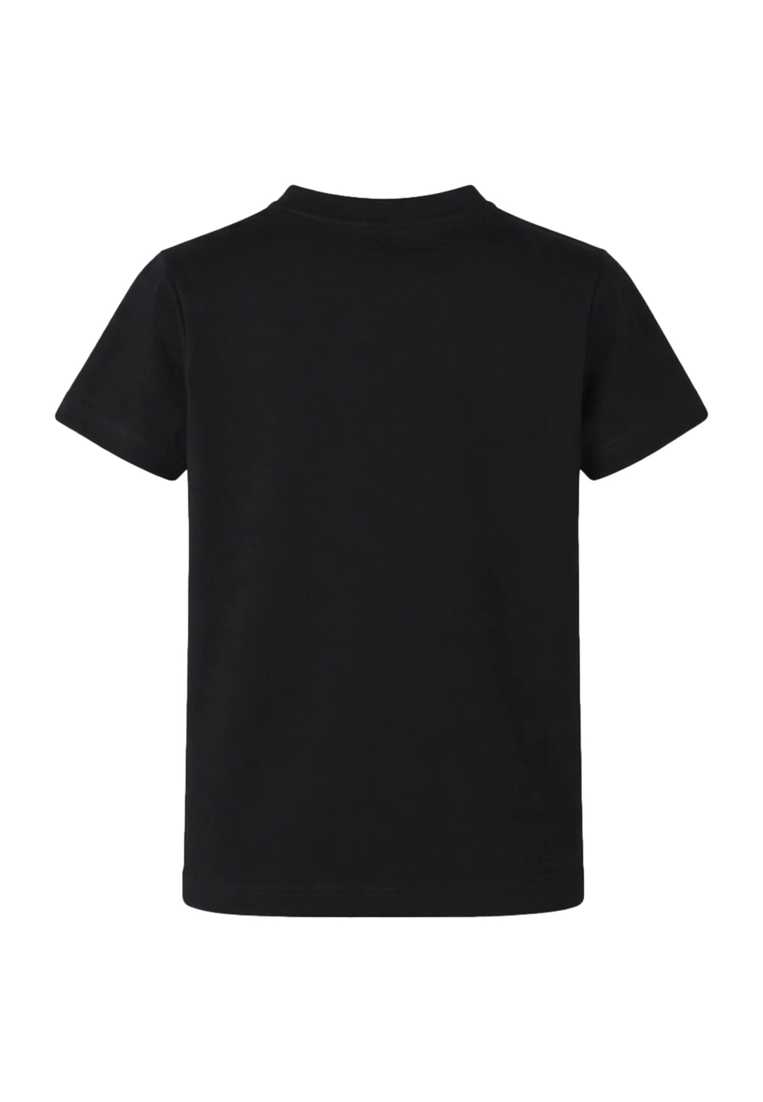 Icebergs Tshirt Logo Con Gommato Nera Bambino TSICE6127J_