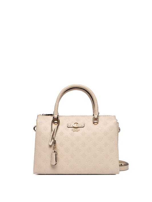 Guess borsa crema donna logo all over