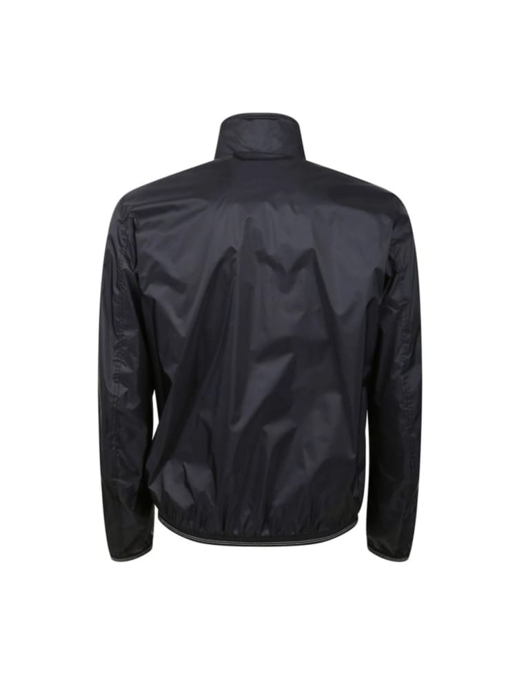 Blauer giubbotto nero ragazzo con logo