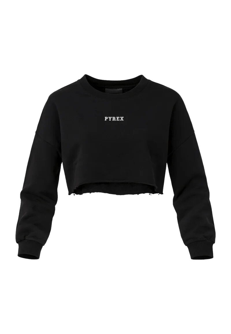 Pyrex Completo Nero Felpa/leggings Bambina Girocollo 26EPK46071+46106_