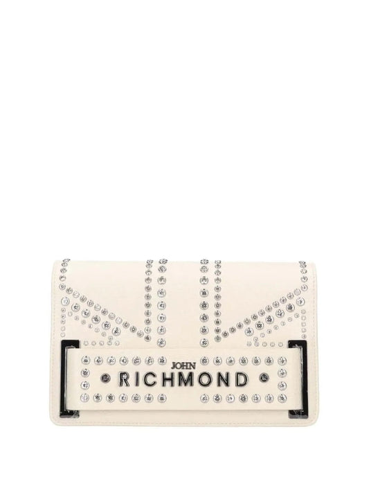 Richmond borsa bianca donna con borchie