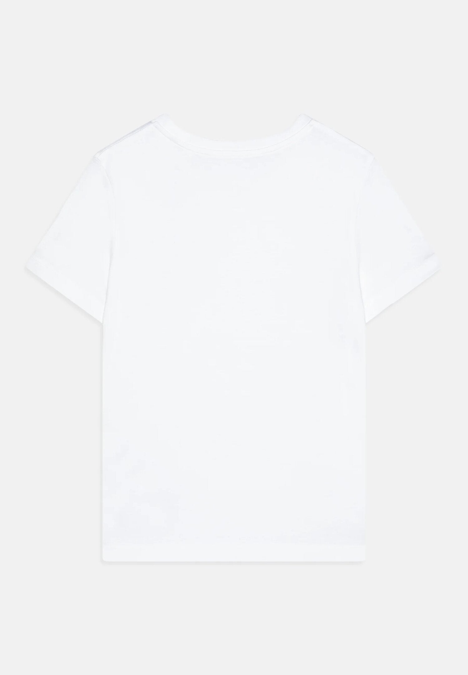 Calvin Klein Tshirt Bianca Bambino In Jersey Maniche Corte Quotidiano PE26
