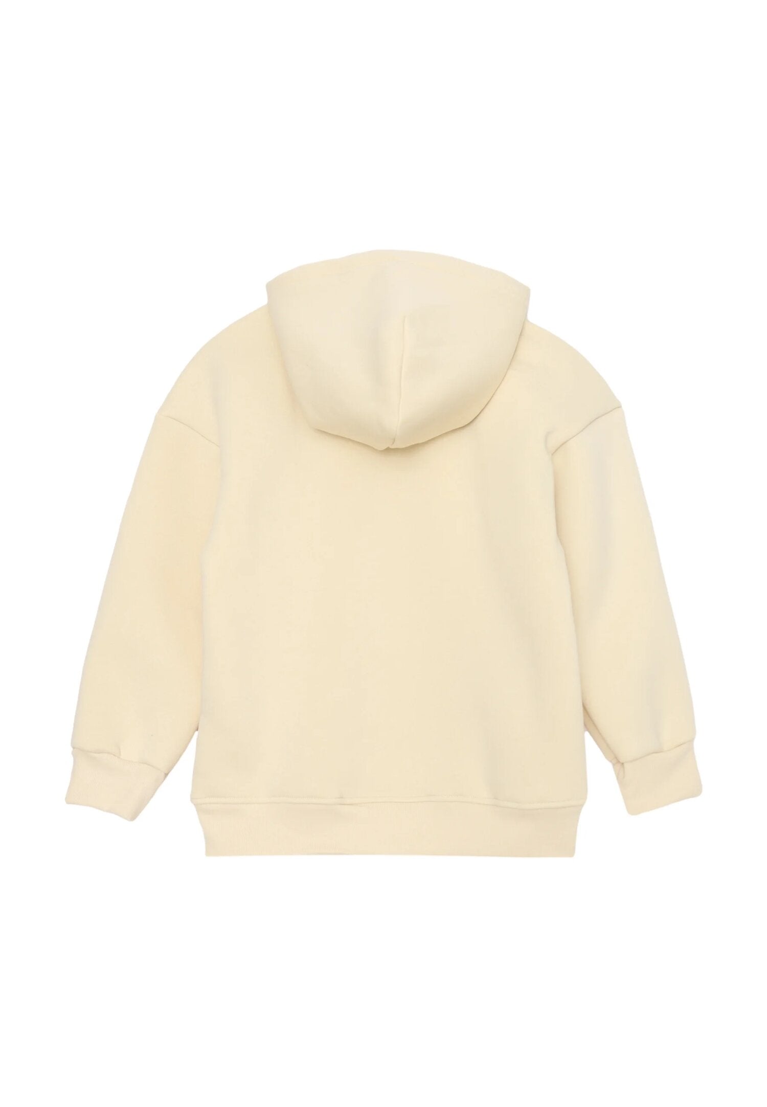 Barrow Felpa Panna Bambino In Cotone Con Cappuccio Invernale AI 25