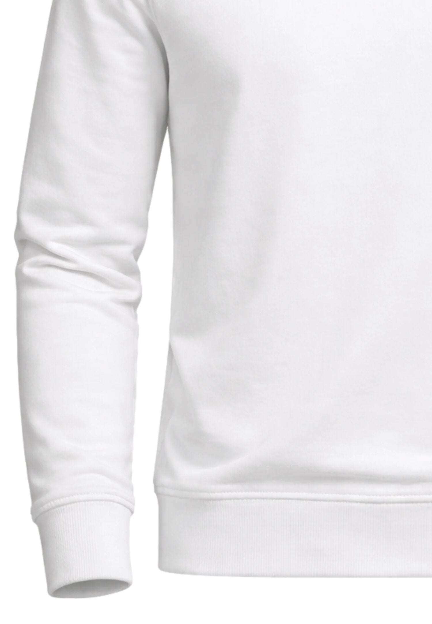 John Richmond Felpa Bianco Logo Piccolo Uomo Girocollo - UMP26025FE_