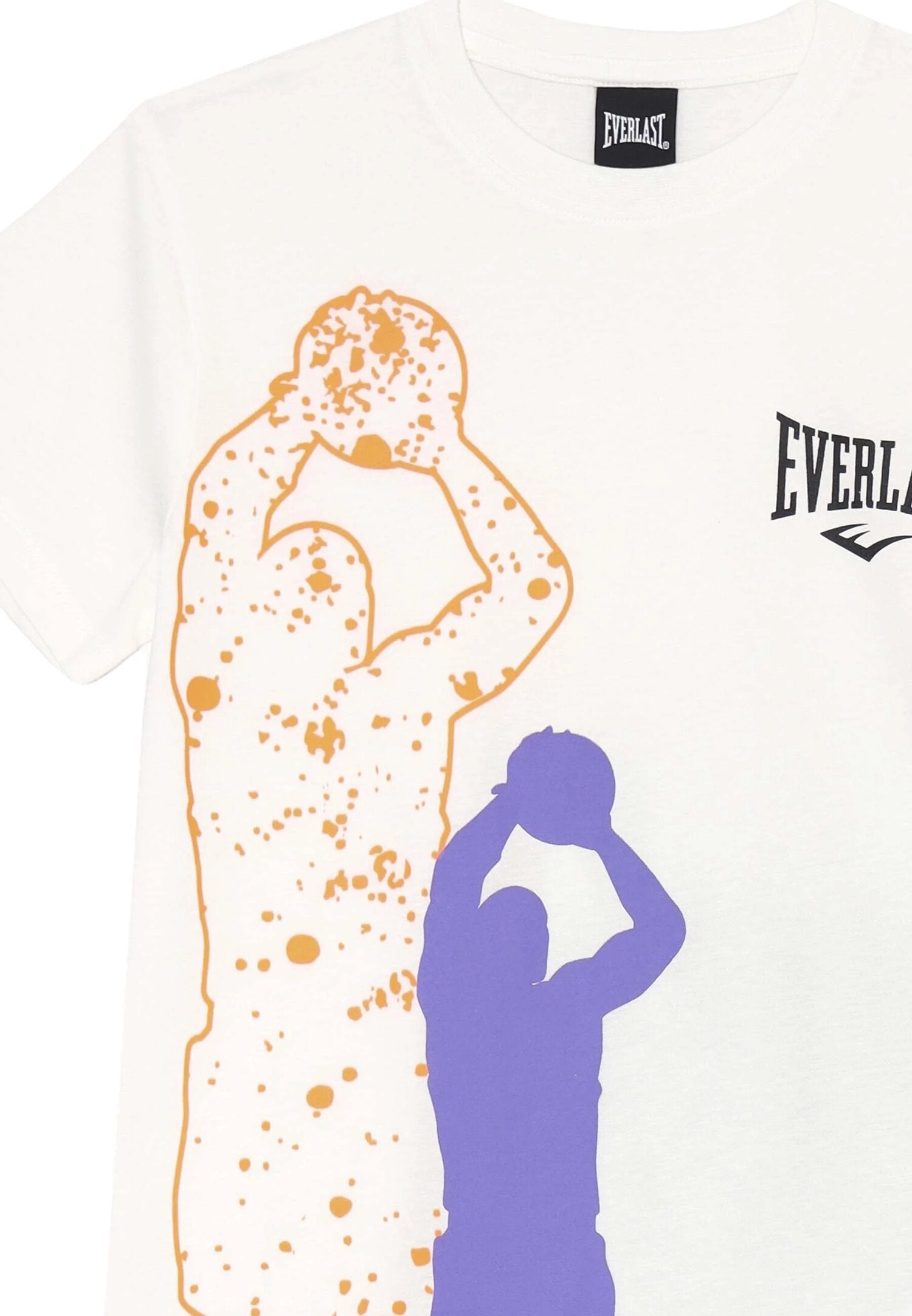 Everlast Completo t-shirt e bermuda Bambino off white e nero 2-16 anni basket | CammarataMode