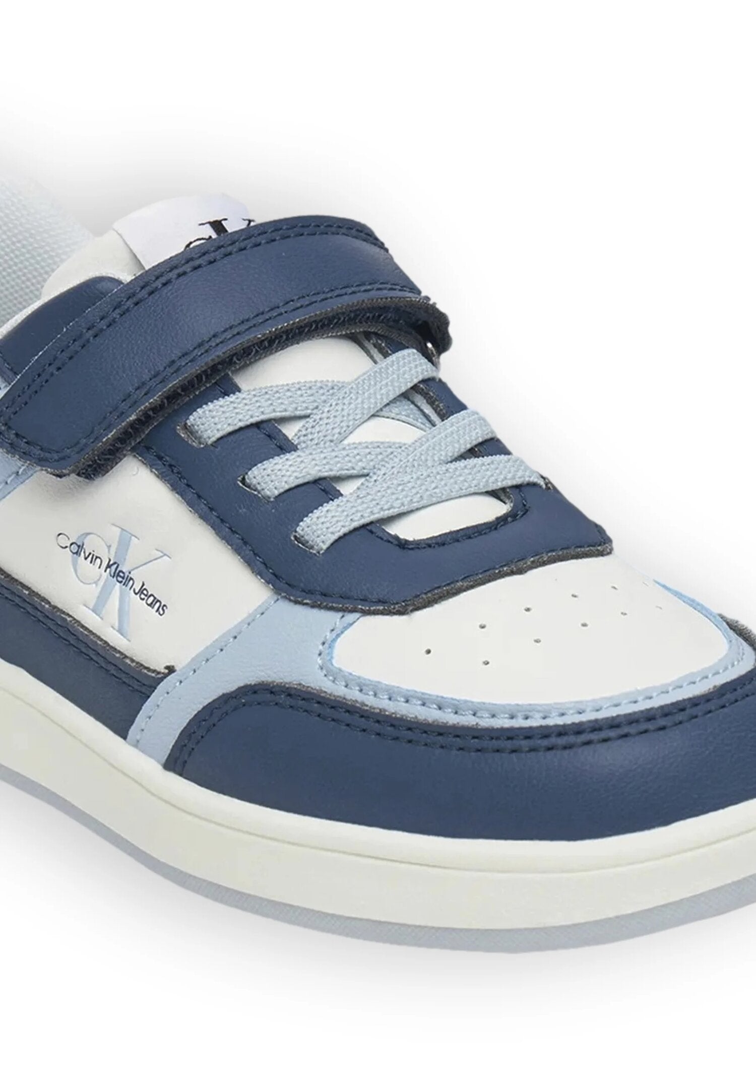 Scarpe Calvin Klein bambino blu chiaro e navy primavera estate 2025 | CammarataMode