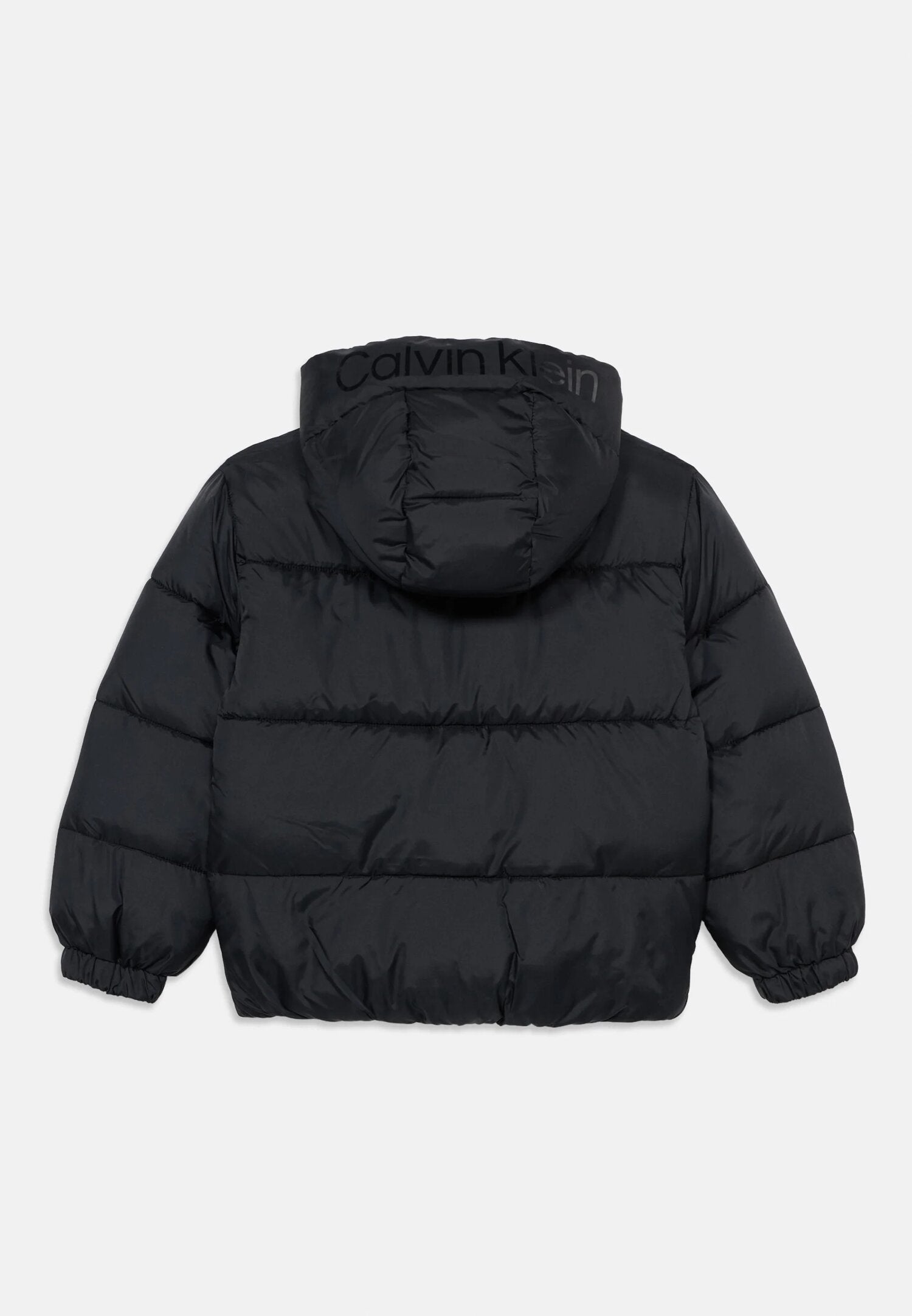 Calvin Klein Giubotto Nero con Cappuccio Staccabile Bambino LVCKTJM02GBEH_