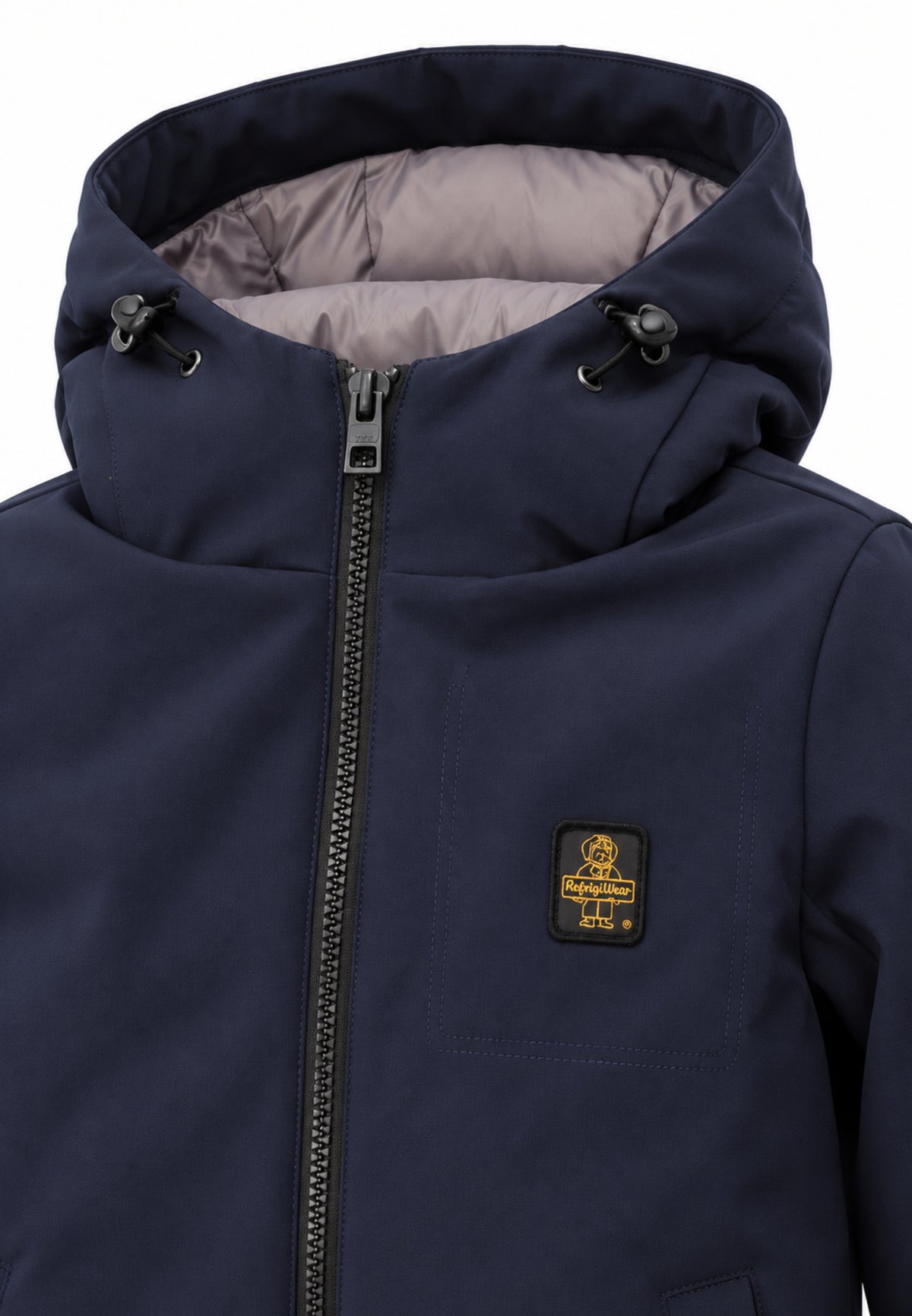 REFRIGIWEAR GIUBBOTTO BLU IN SOFTSHELL CON CAPPUCCIO Bambini e ragazzi R2152CW26_