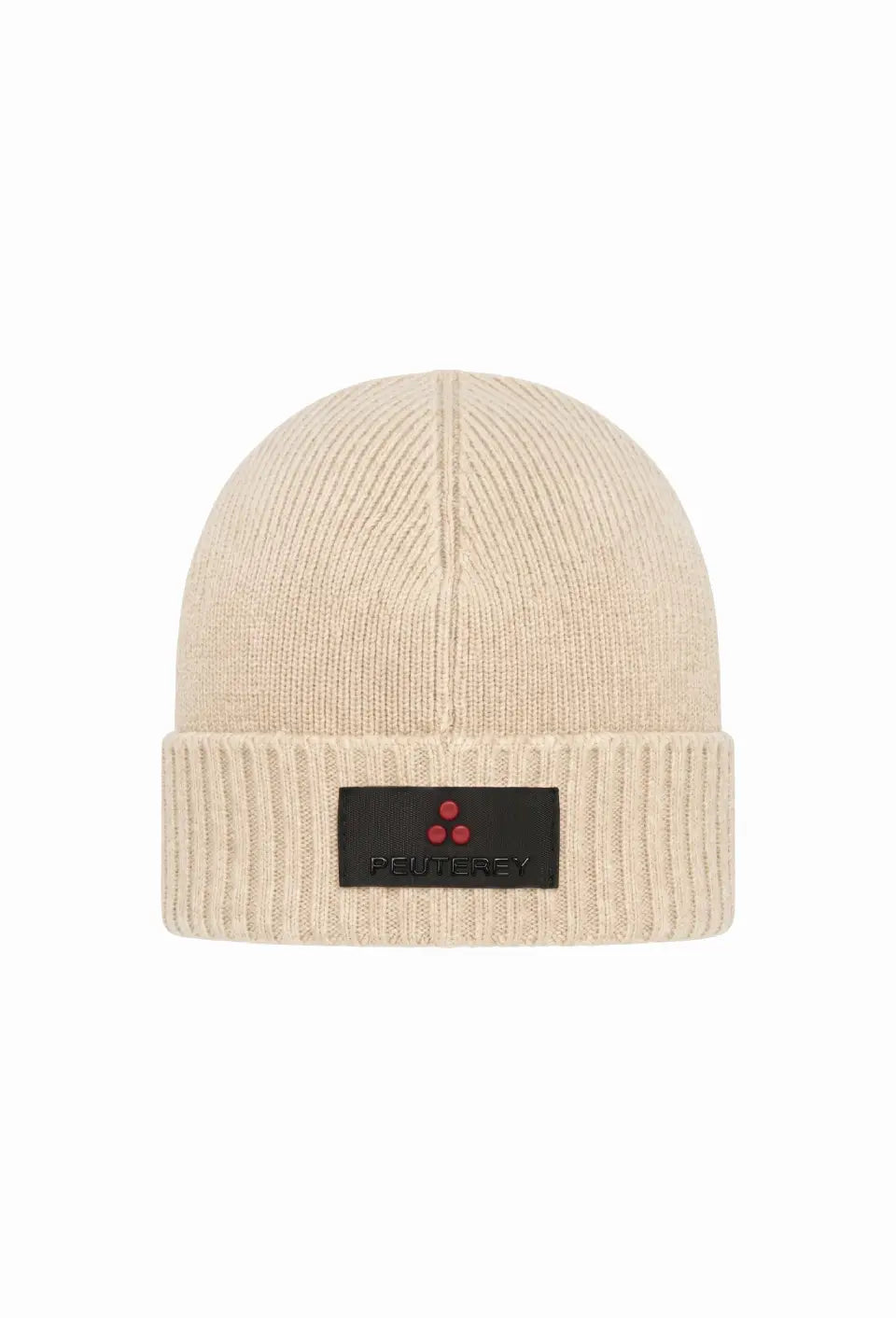 Peuterey CAPPELLO PANNA IN LANA RASATA CON LOGO CENTRALE Bambini e ragazzi SILLI 03 KID.PANNA