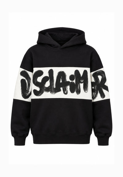 Disclaimer FELPA NERA CON CAPPUCCIO E BANDA CENTRALE Bambini e ragazzi 26IDK59121.NE_