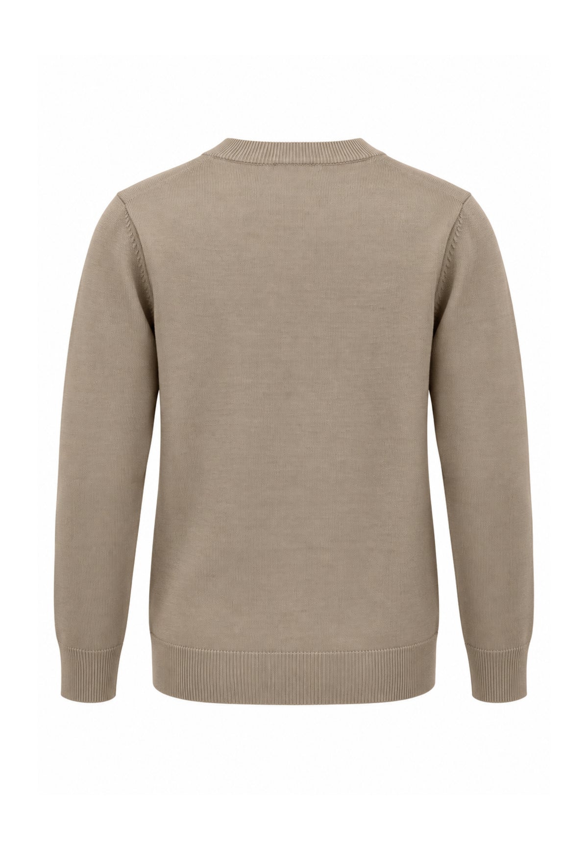 OVERD MAGLIONE BEIGE IN LANA RASATA Bambini e ragazzi OK105SMG.BEIGE_