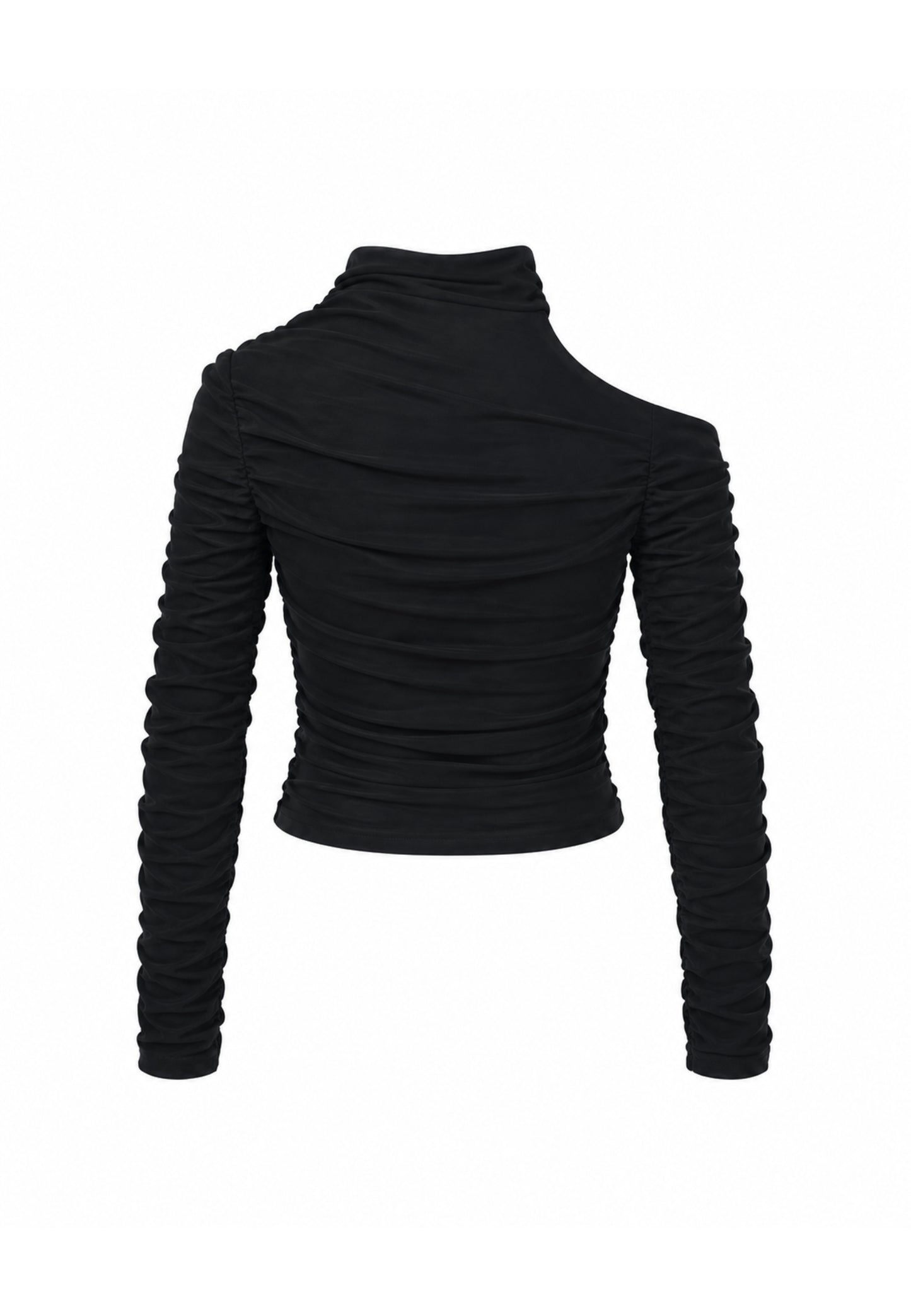 MARC ELLIS MAGLIA NERA CON ARRICCIO E SPALLA SCOPERTA Bambine e ragazze JMJTS03886.NE_